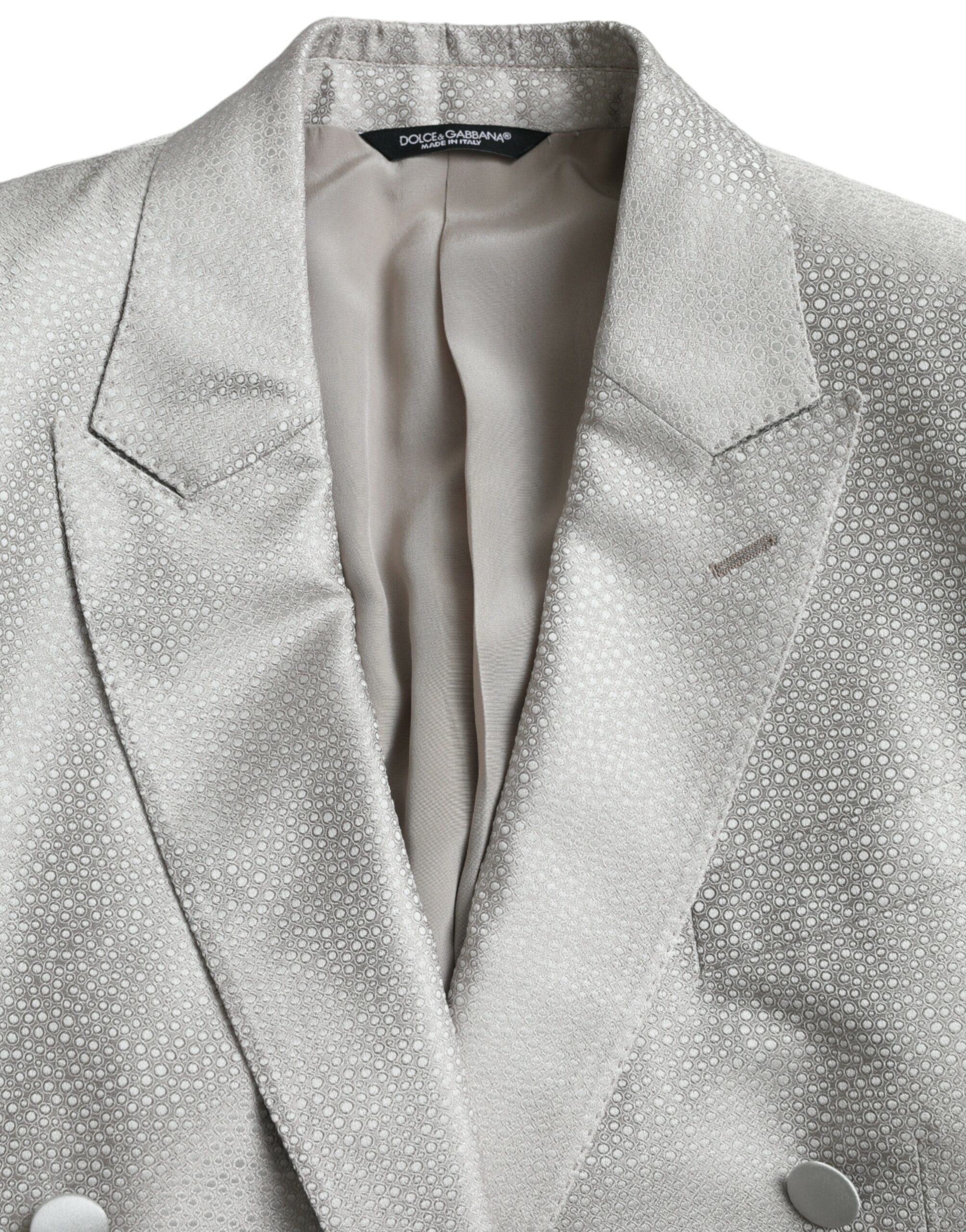 Dolce & Gabbana Off White MARTINI Dubbelknäppt Kavaj