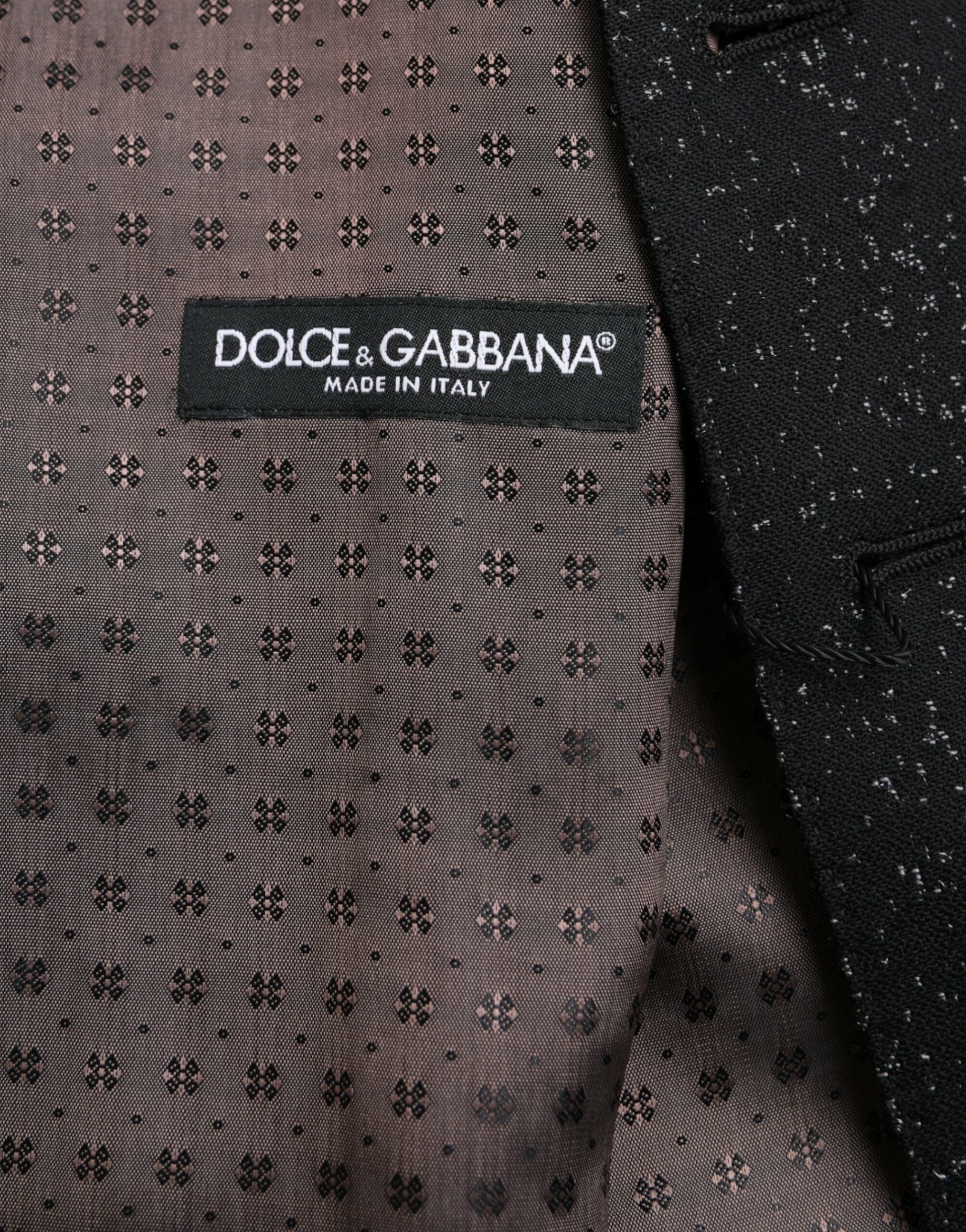 Dolce & Gabbana Svart Brun Sidenväst Klänning Formell Väst