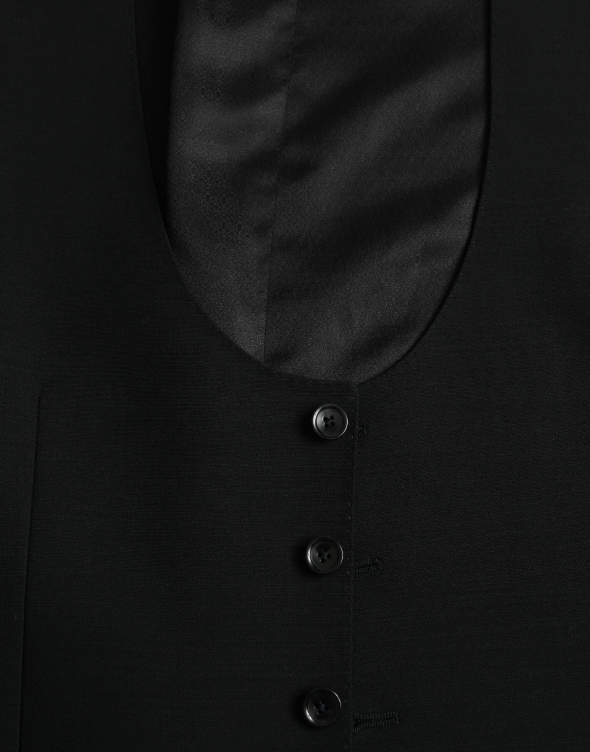 Dolce & Gabbana Svart Ullväst Klänning Formell Väst