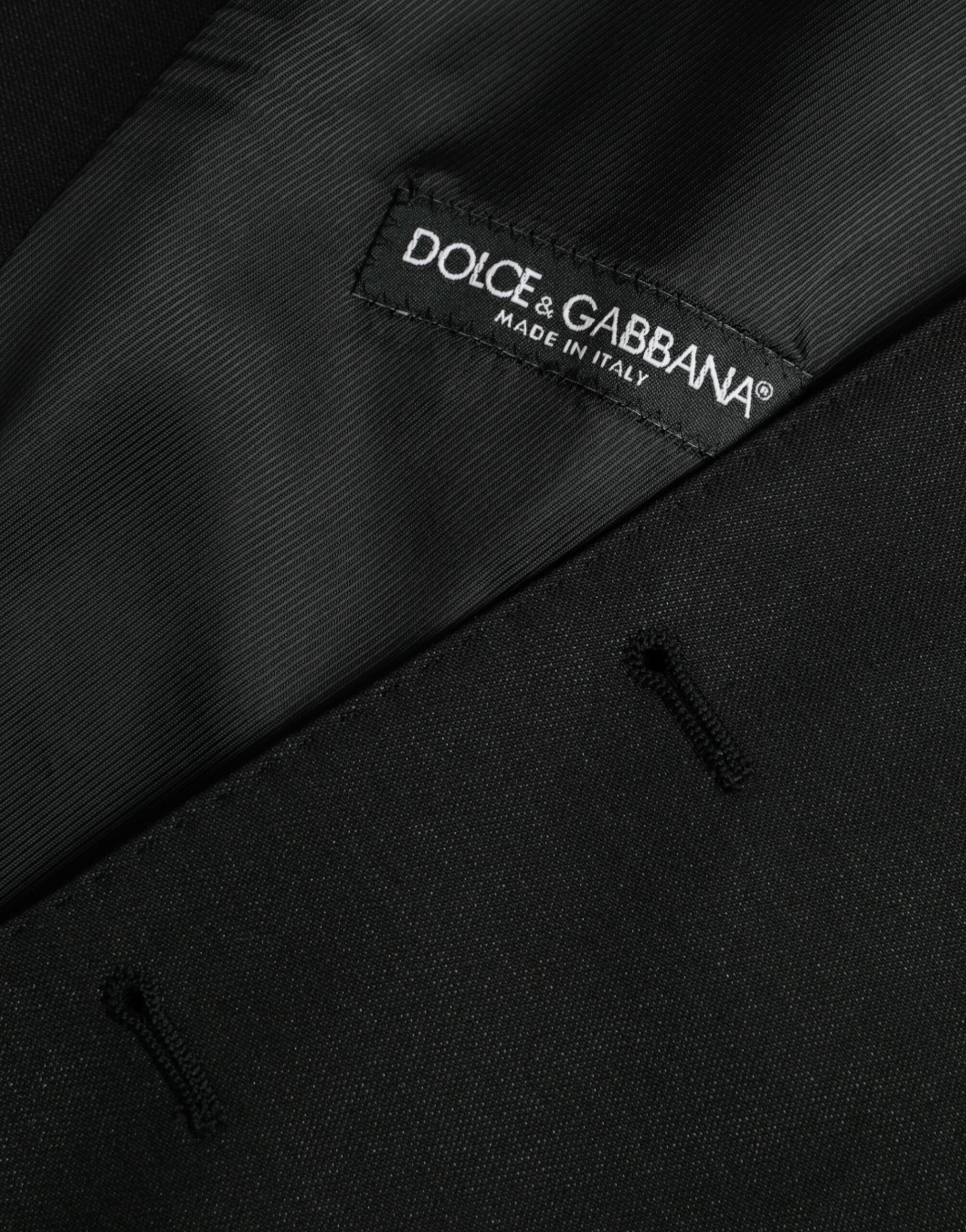 Dolce & Gabbana Svart Ullväst Klänning Formell Väst