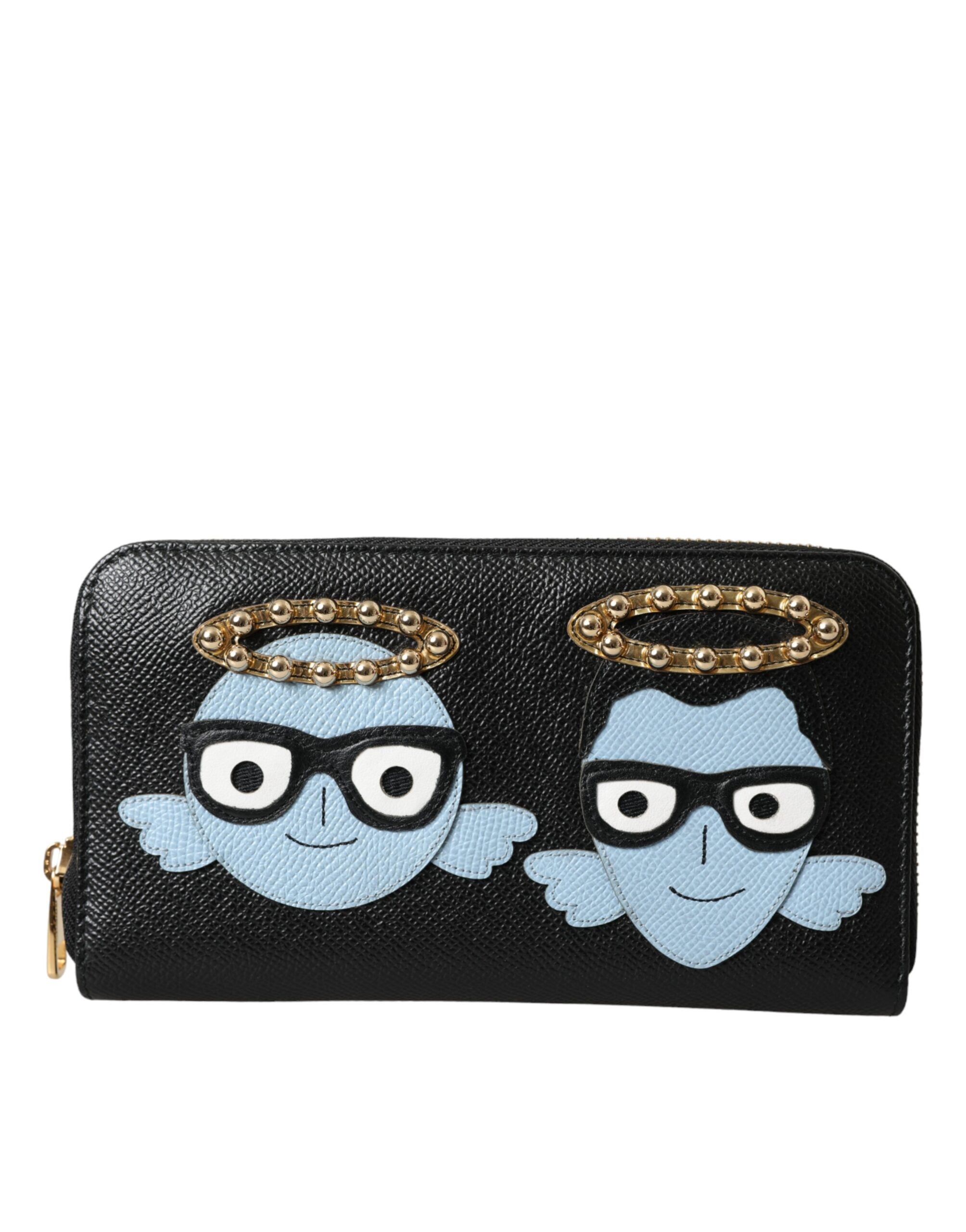 Dolce & Gabbana Svart Blå Läder