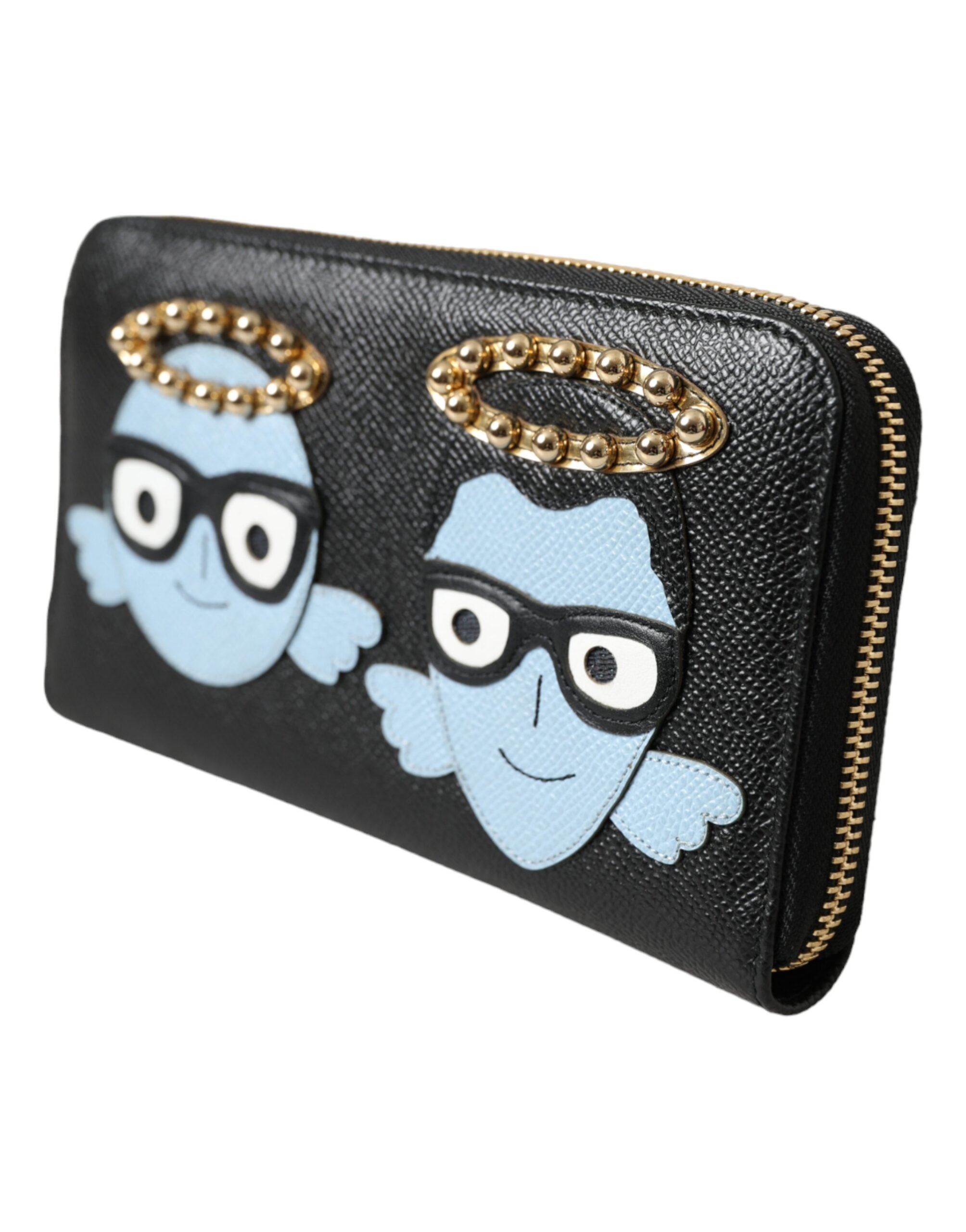 Dolce & Gabbana Svart Blå Läder