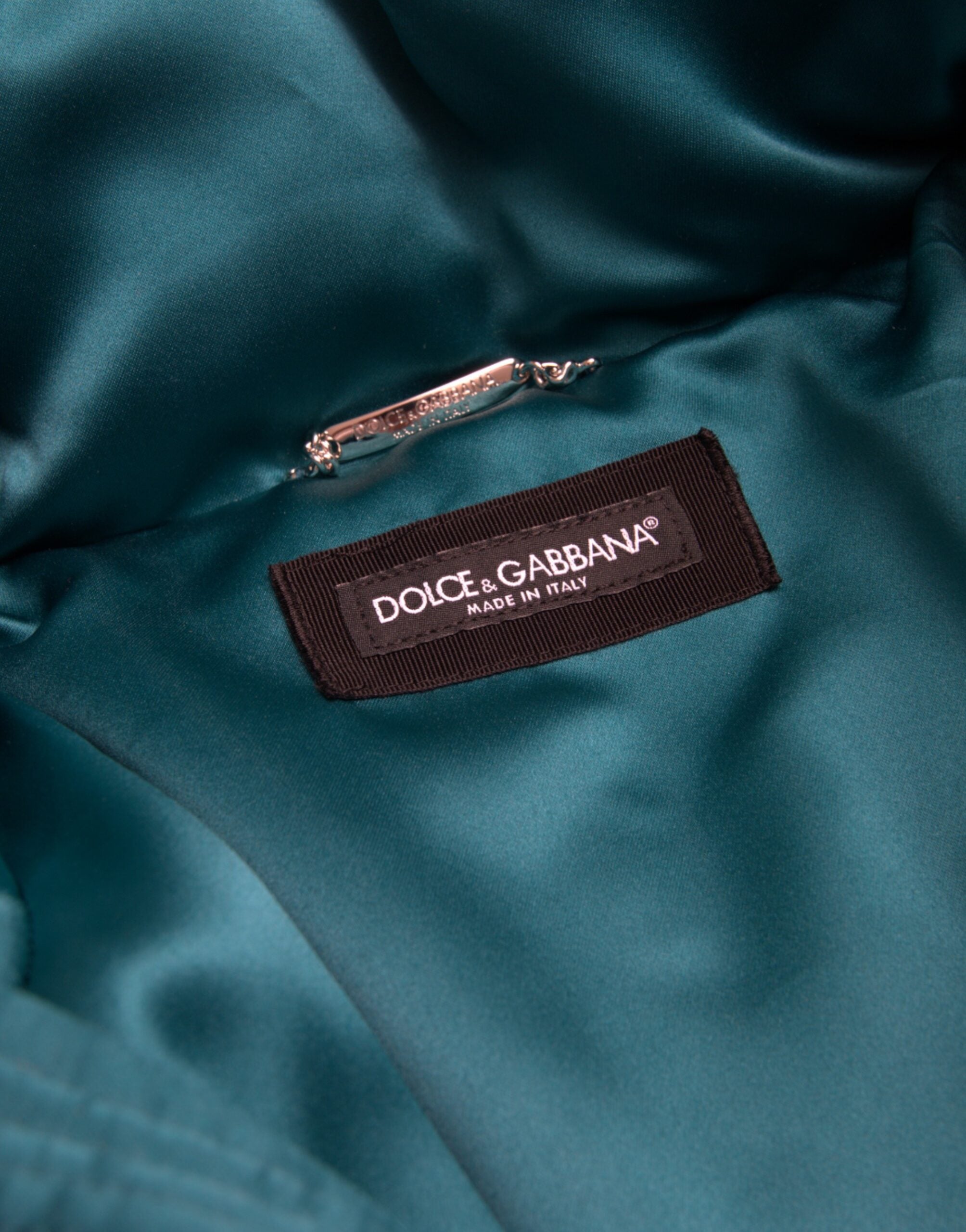 Dolce & Gabbana Flerfärgad Blommig Vindjacka Pufferjacka