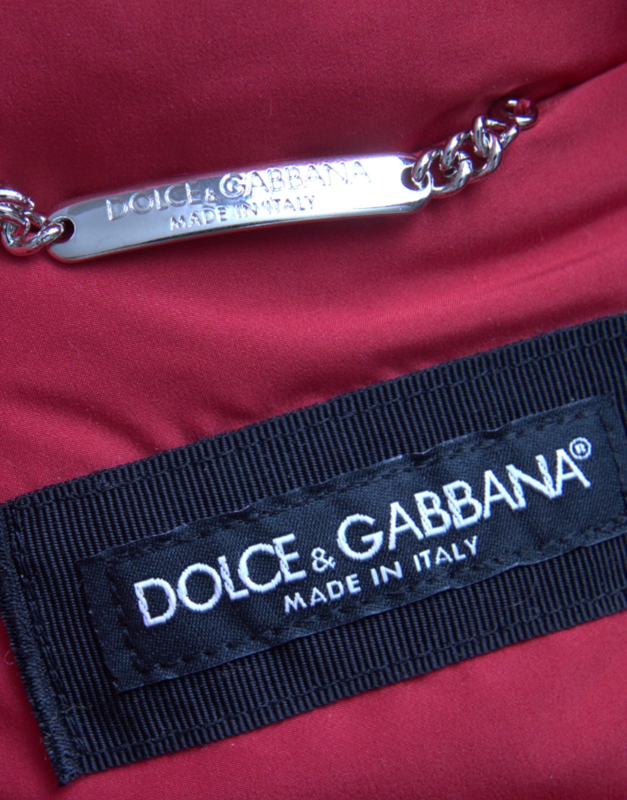 Dolce & Gabbana Flerfärgad Quiltad Täckjacka med Huva