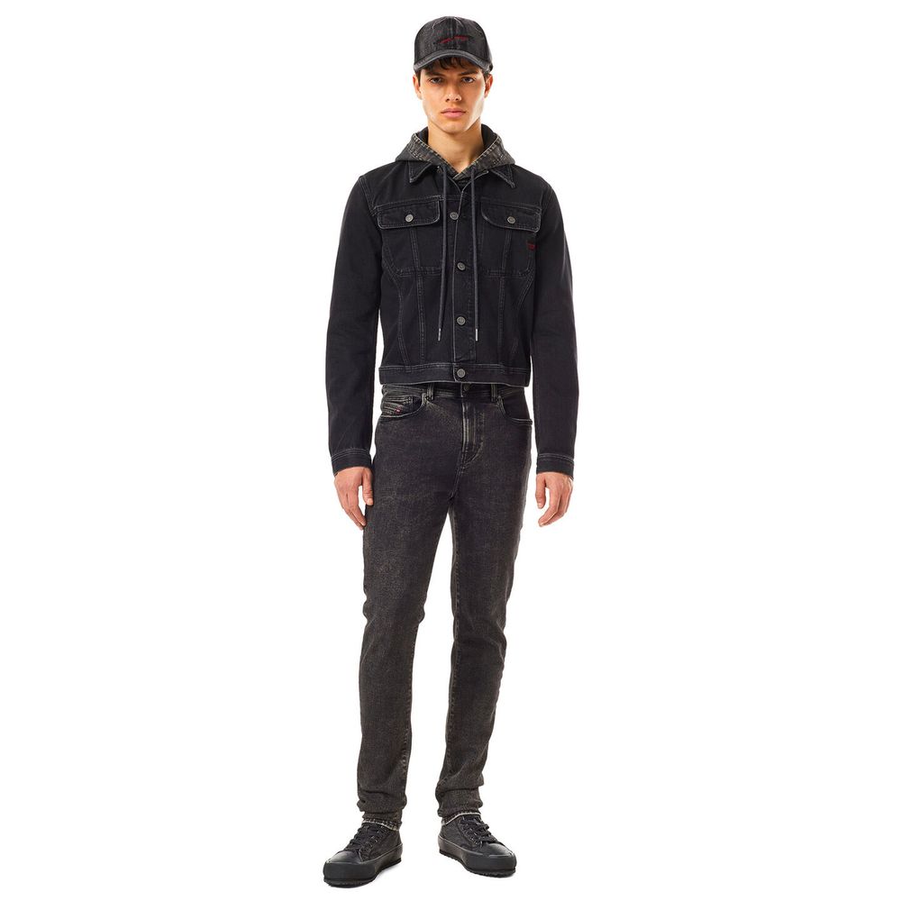 Diesel svarta bomullsjeans och byxor