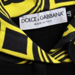 Dolce & Gabbana svart logotyp bomulls tröja med huva