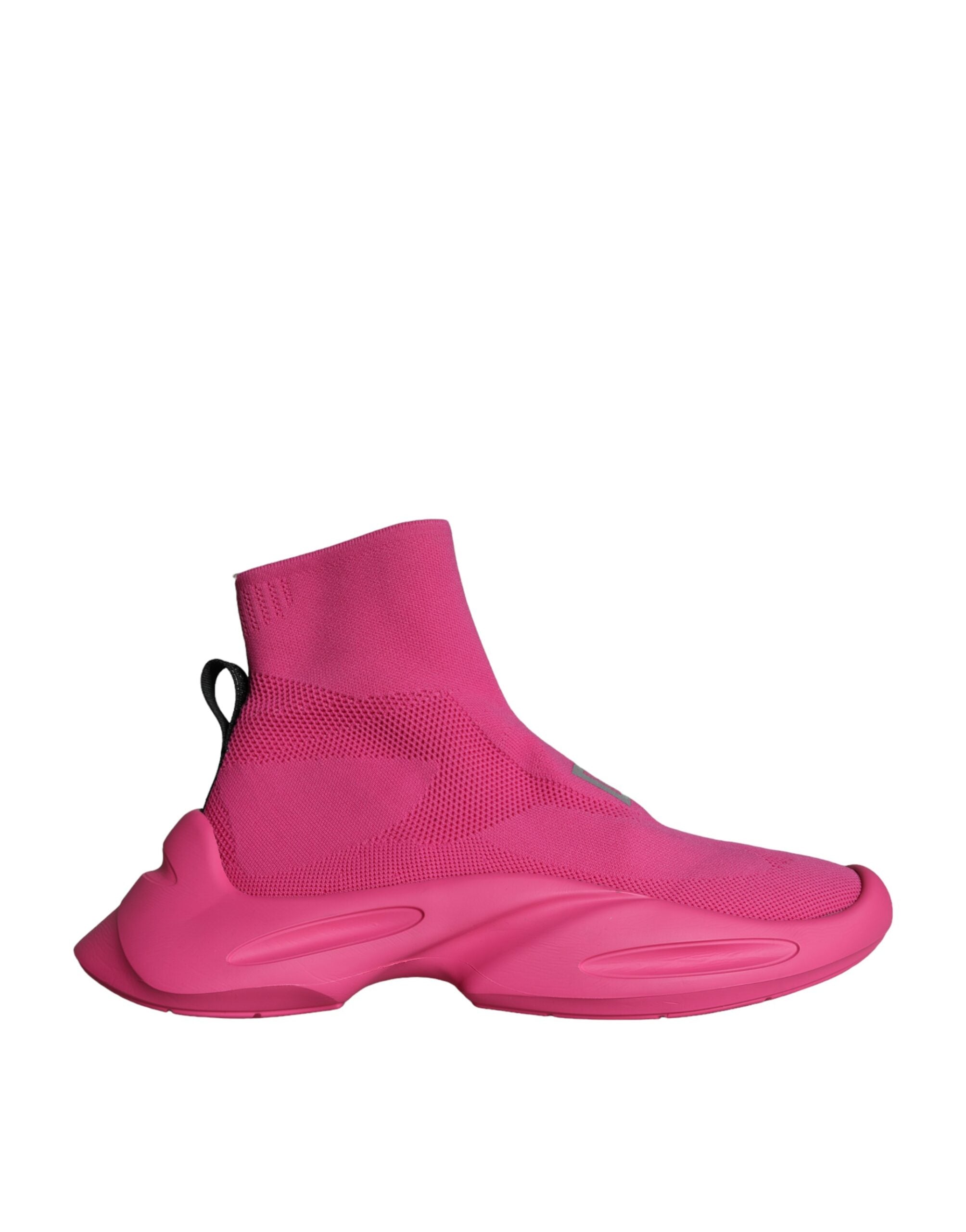 Dolce & Gabbana Rosa Logotyptryck Slip On Strumpor Sneakers Skor