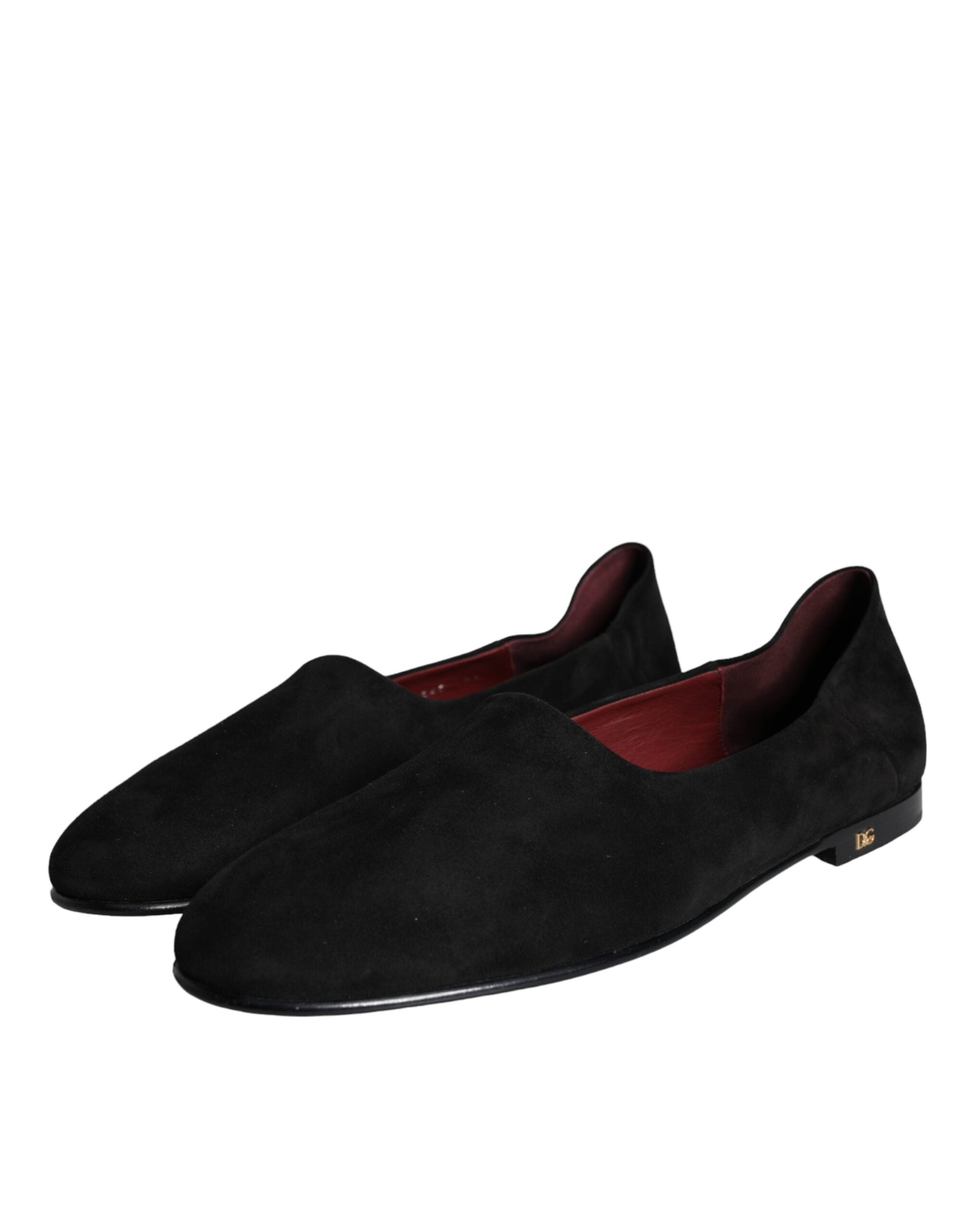 Dolce & Gabbana svarta mockaloafers formella slip-on-skor