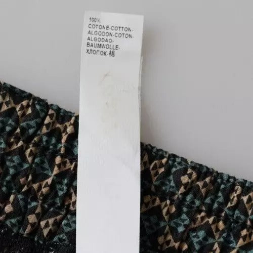 Dolce & Gabbana Bruna Mönstrade Strandkläder Badshorts Badkläder