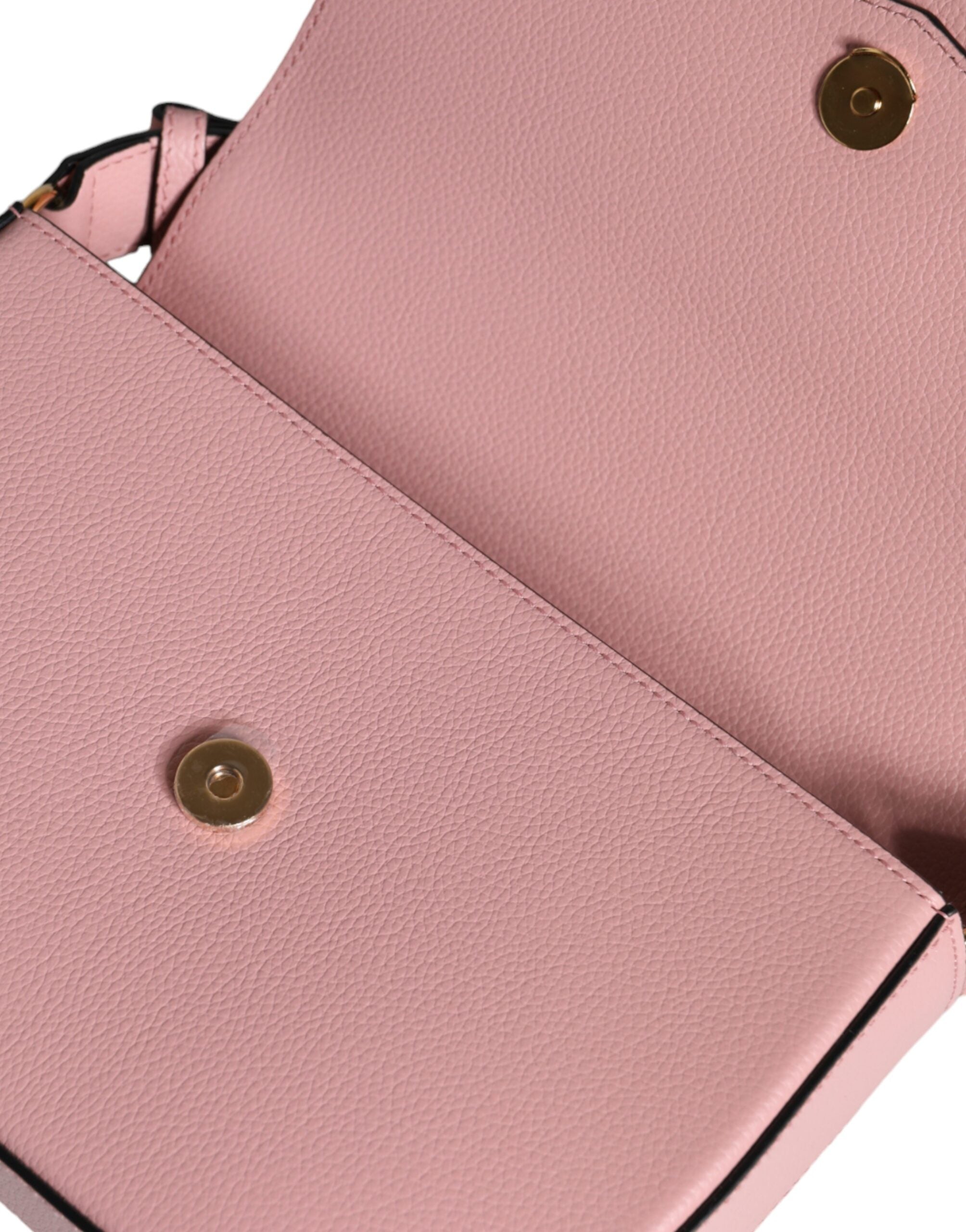 Versace Rosa Kornig Kalvskinnsväska med Logotyp