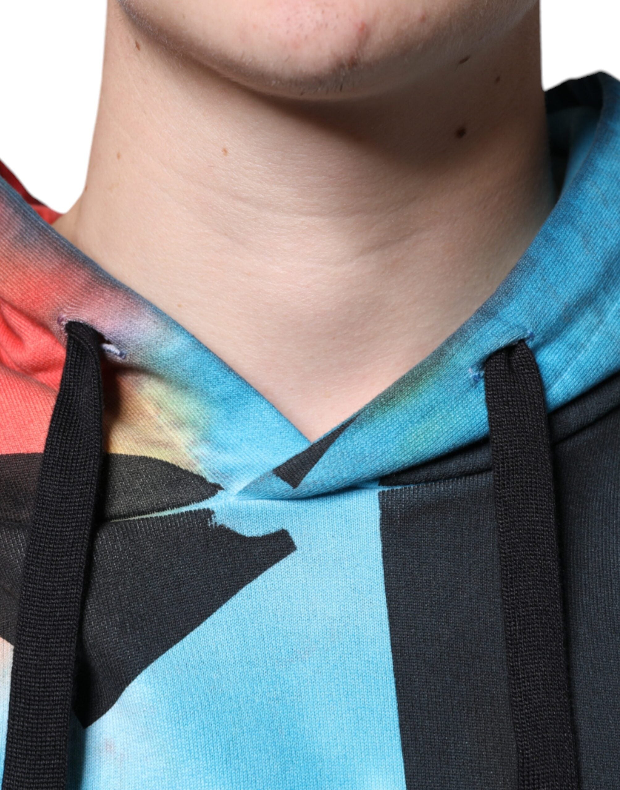 Dolce & Gabbana Flerfärgad Tie Dye Huvtröja med Huva