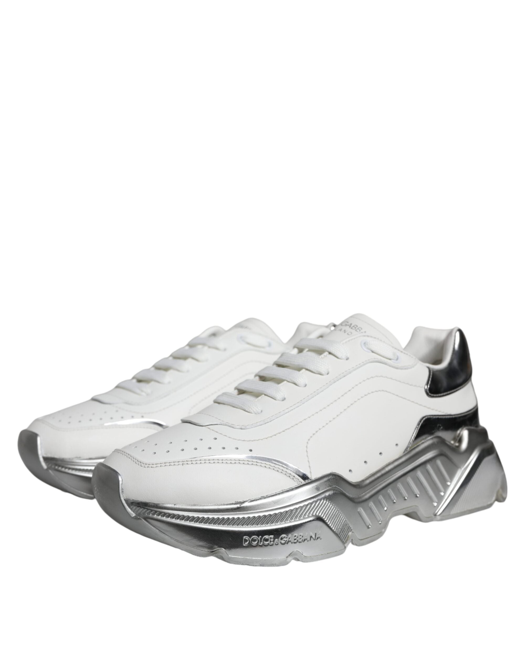 Dolce & Gabbana Vita Silver Daymaster Låga Sneakers Skor