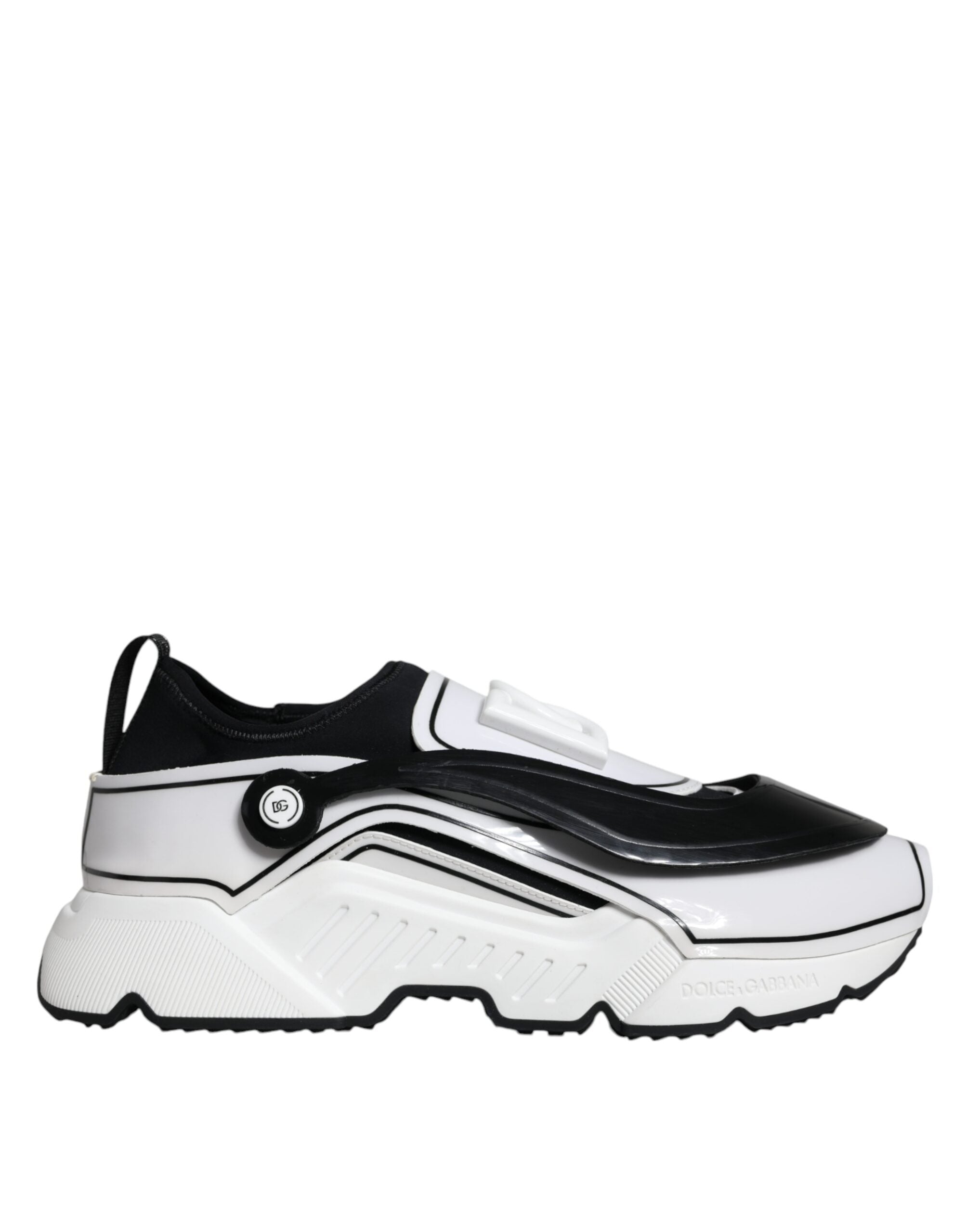 Dolce & Gabbana Vita Svarta Logotypplack Daymaster Sneakers Skor