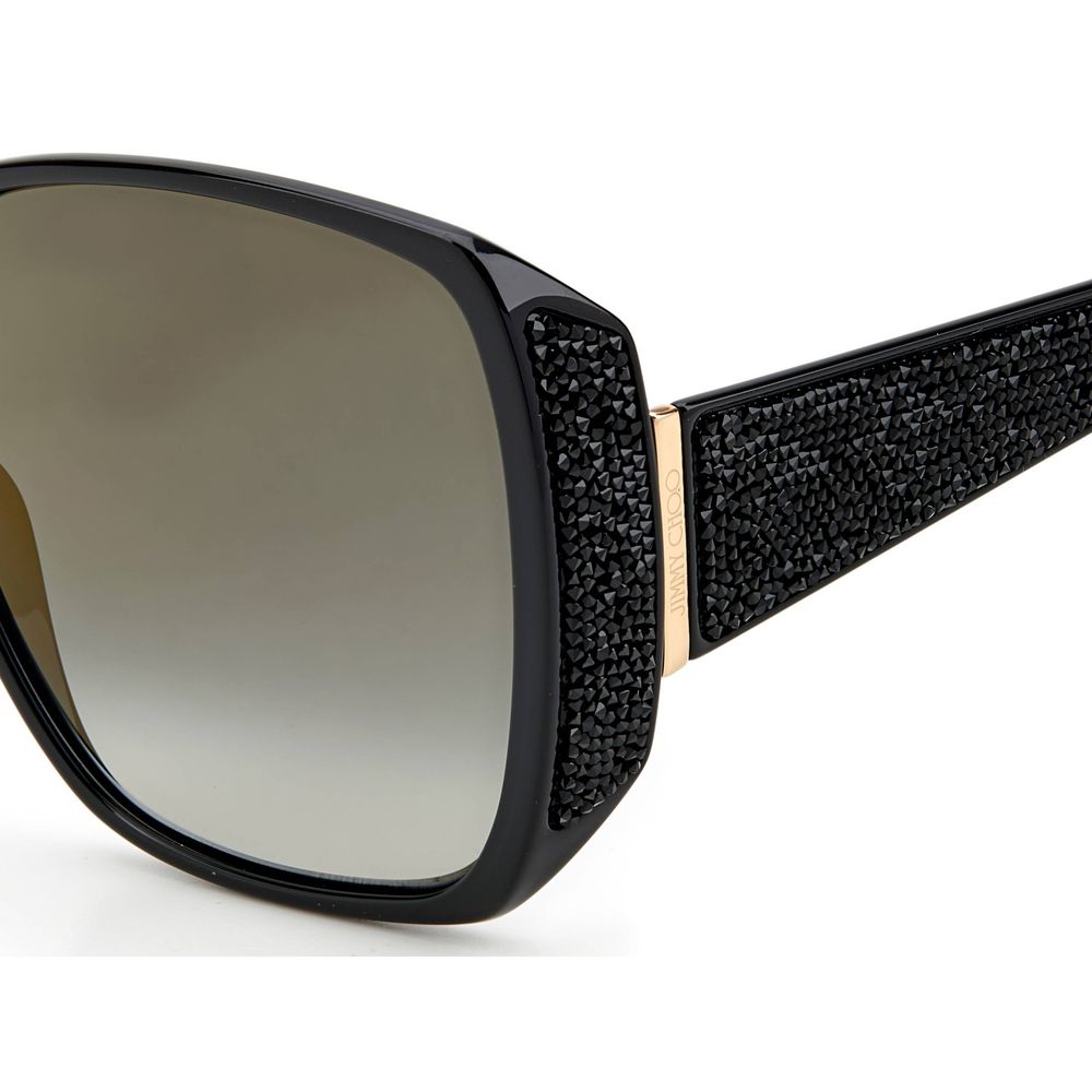 Jimmy Choo svarta plastsolglasögon