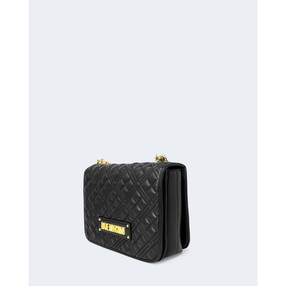 Love Moschino svart handväska i polyeten