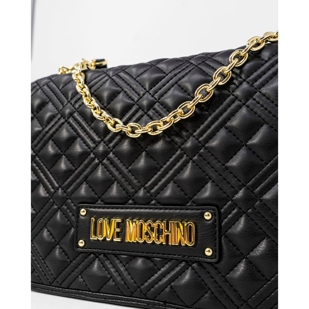 Love Moschino svart handväska i polyeten