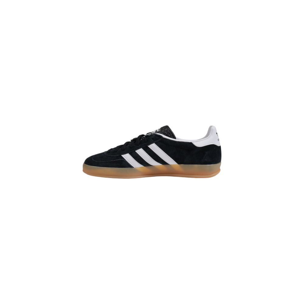 Adidas svart mocka läder sneaker