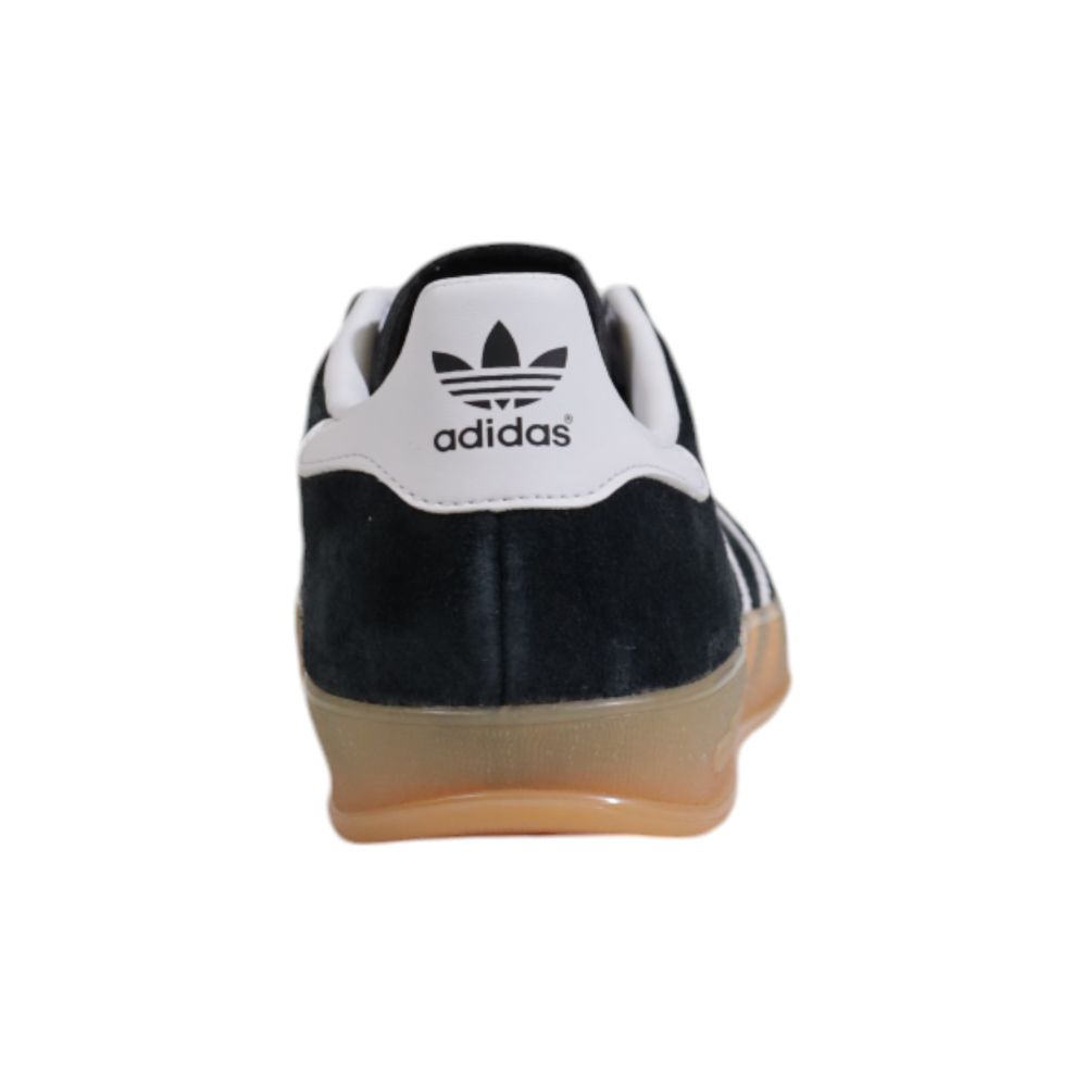 Adidas svart mocka läder sneaker