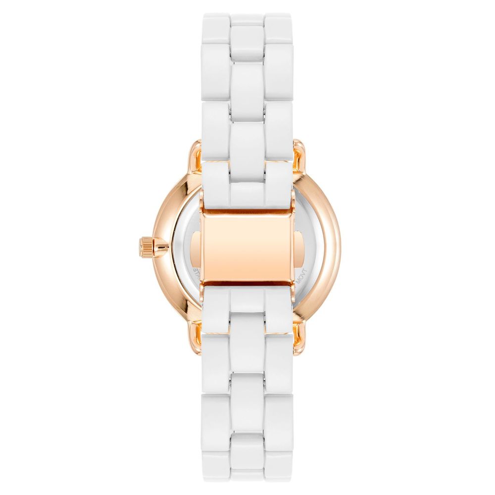 Juicy Couture vit metallklocka