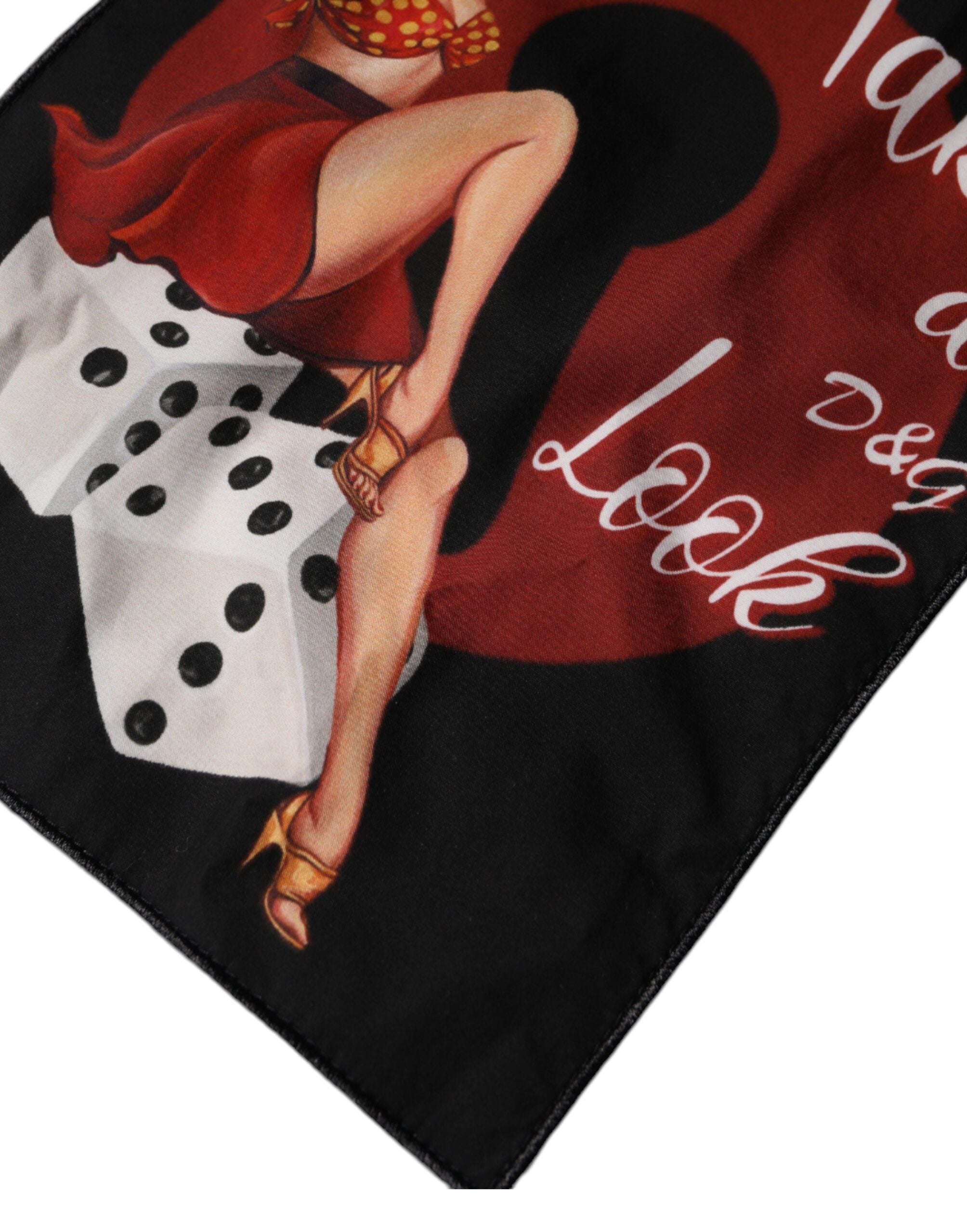 Dolce & Gabbana Vit T-shirt med rund hals och grafiskt tryck i bomull