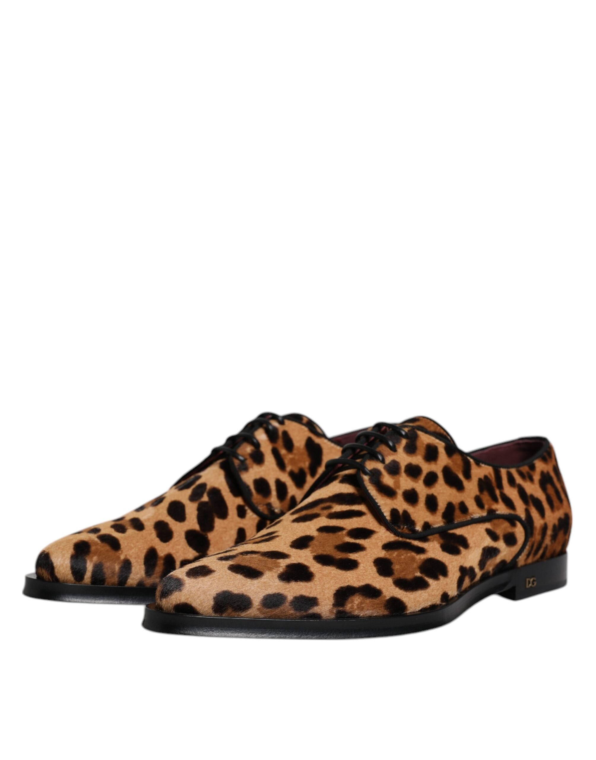 Dolce & Gabbana Bruna Leopard Derby Formella Herrskor