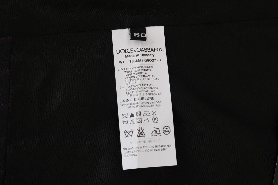 Dolce & Gabbana Blå Ull Stretchväst