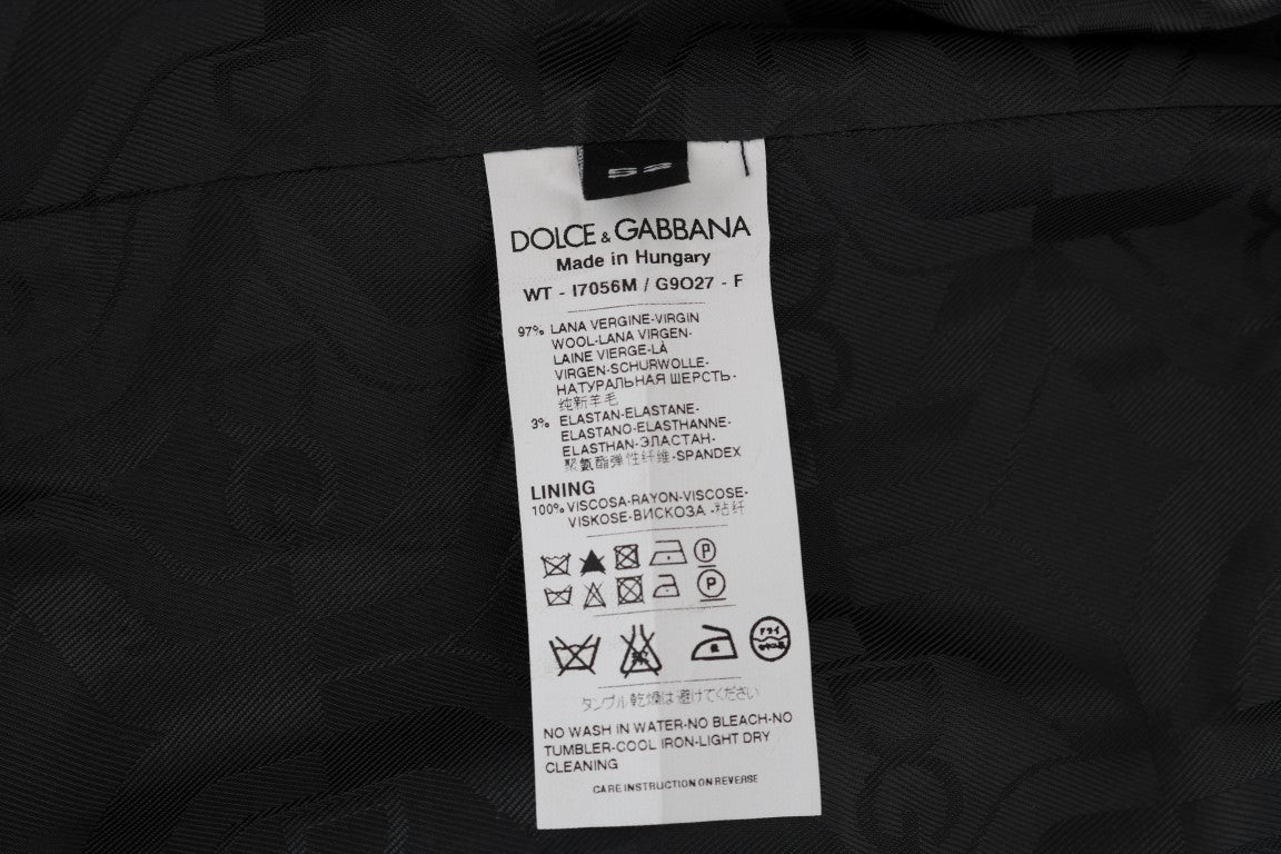 Dolce & Gabbana Grå Ull Stretchväst