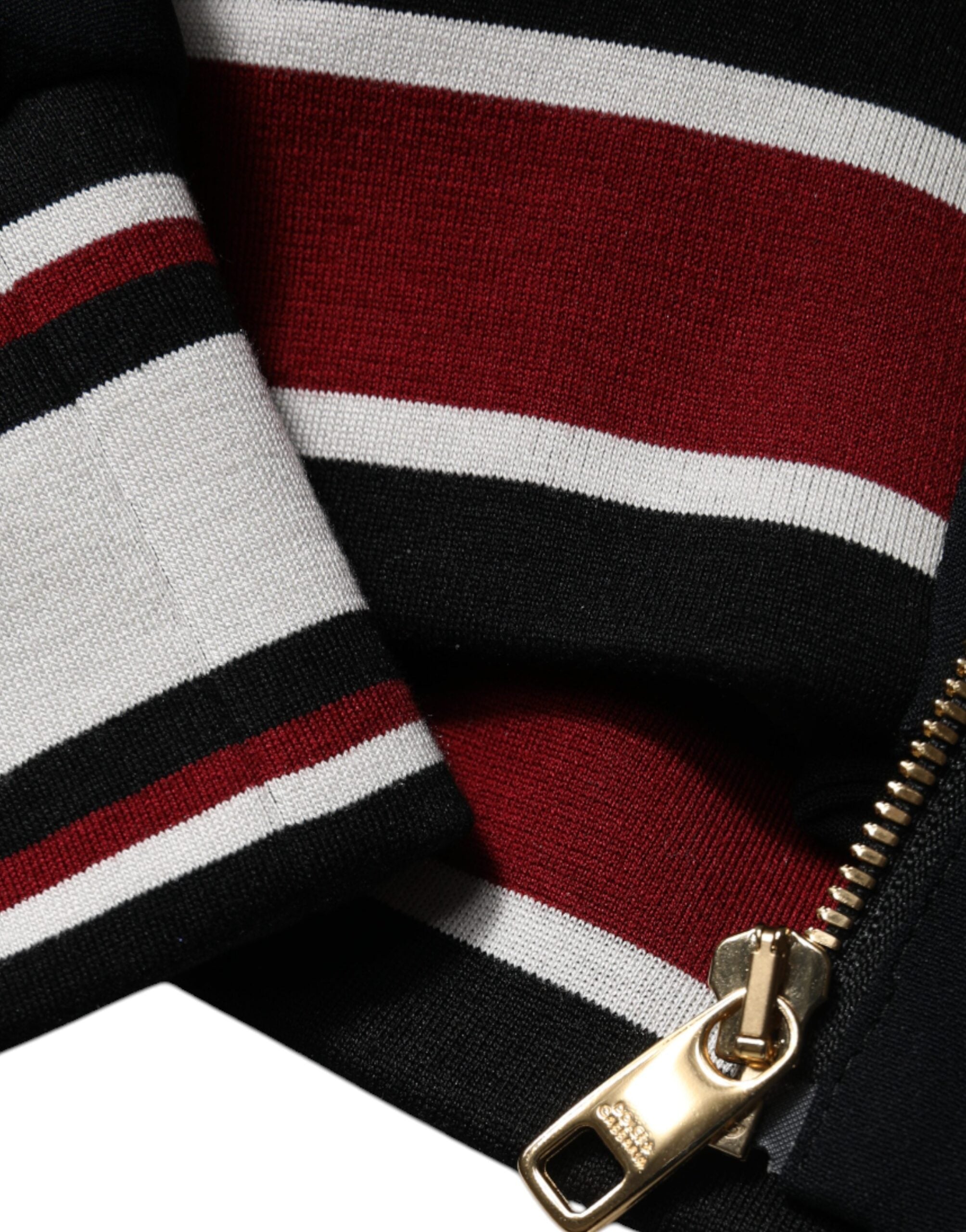 Dolce & Gabbana Svart DG King Heldragkedja Sweatshirt
