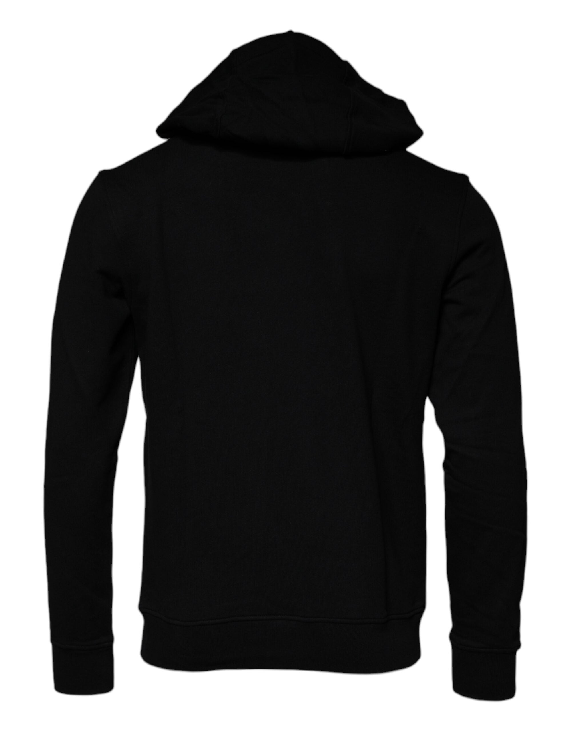 Versace Svart Medusa Bomull Hoodie Pull Sweatshirt Tröja