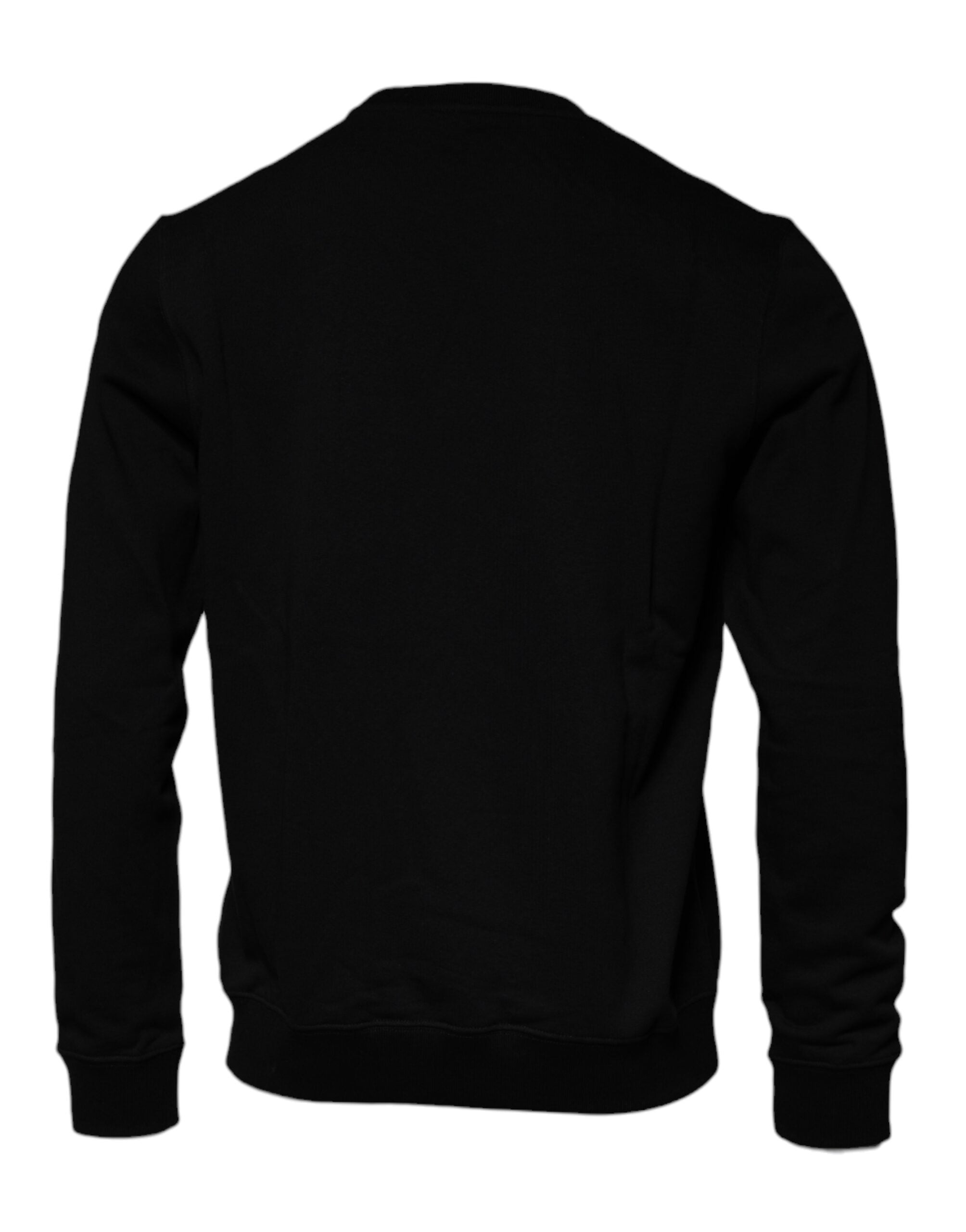 Versace Svart Medusa Fleece Herr Rund Hals Tröja Tröja