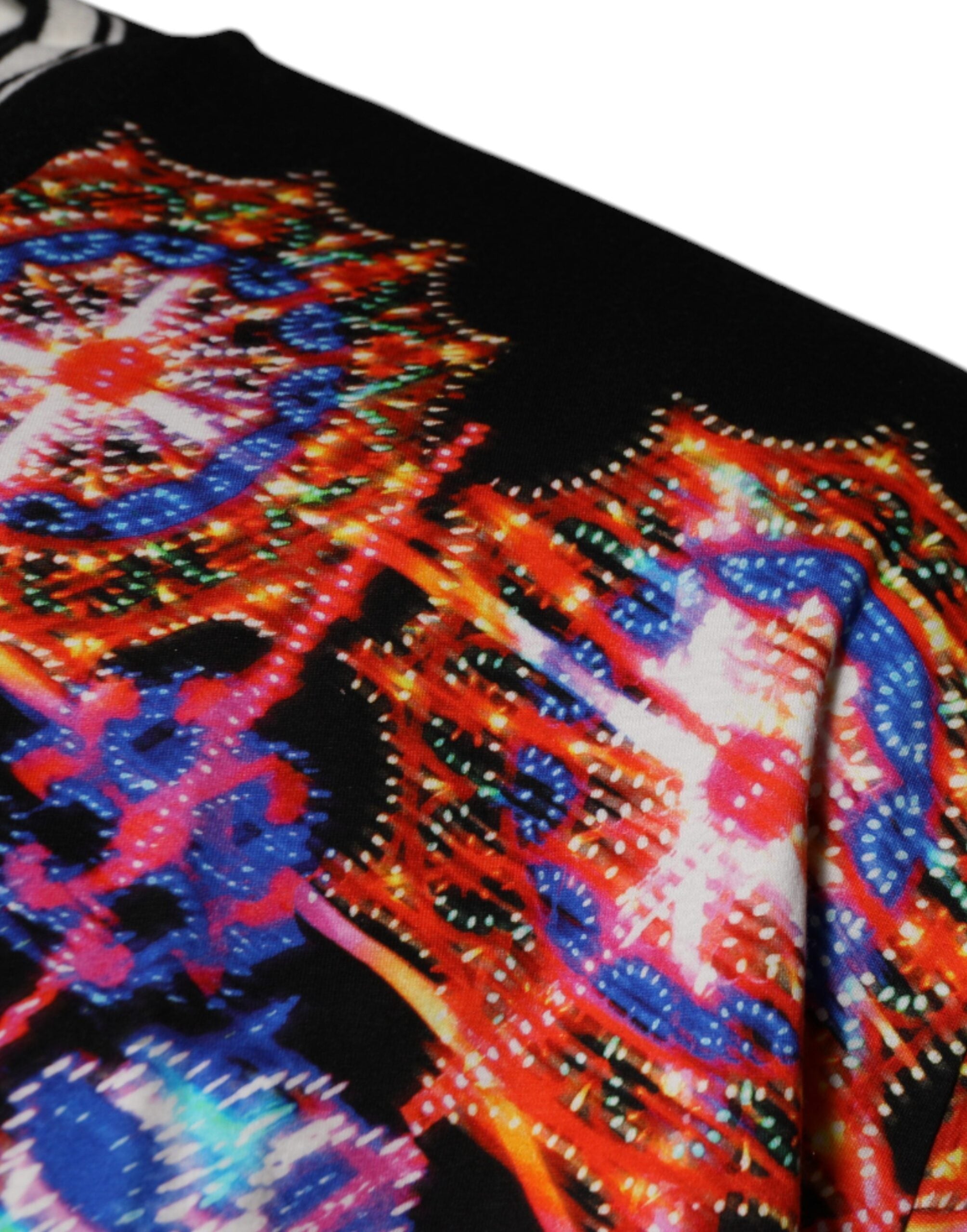 Dolce & Gabbana Multicolor Kaleidoscope Herr Kortärmad T-shirt