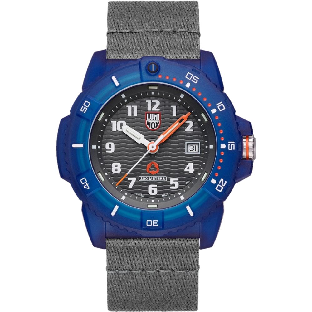 Luminox grå nylonklocka