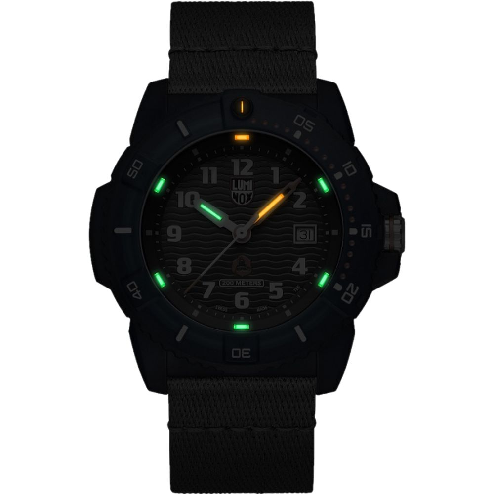 Luminox grå nylonklocka