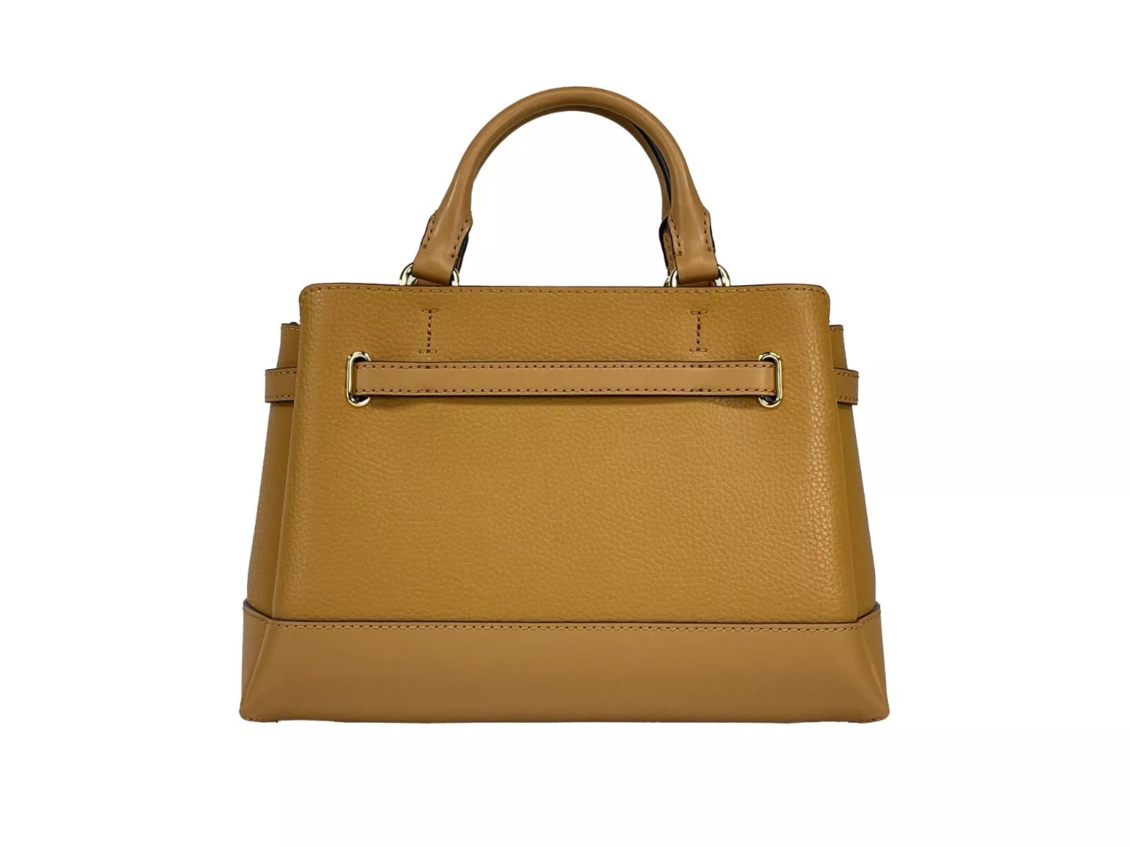 Michael Kors Reed Liten Läderväska med Bälte Axelremsväska Brun