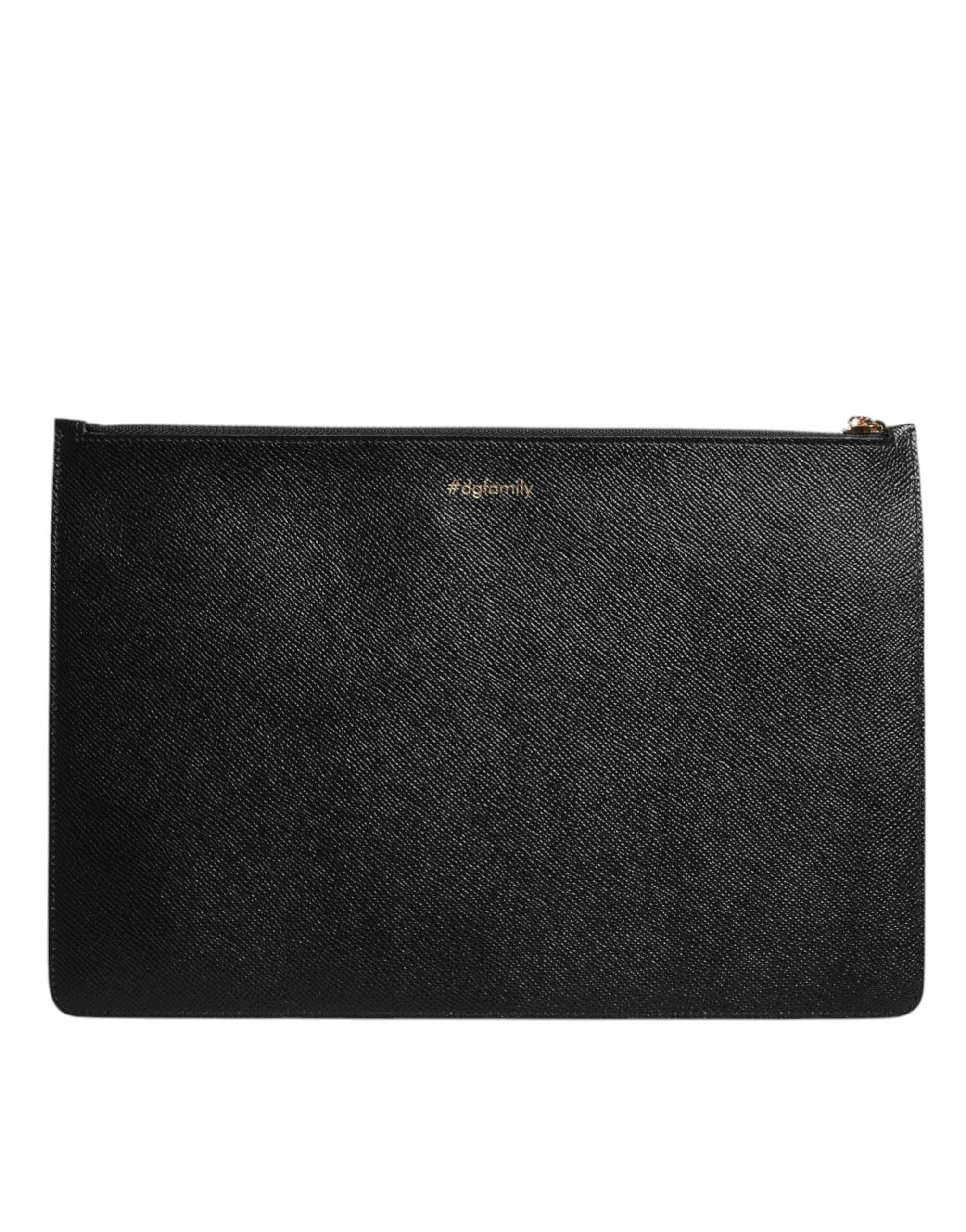 Dolce & Gabbana svart läder