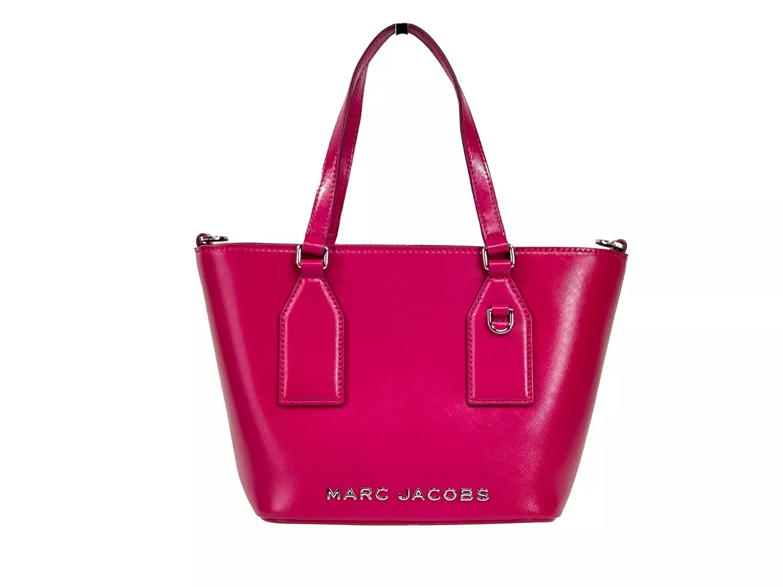 Marc Jacobs Liten Axelremsväska i Saffiano-läder