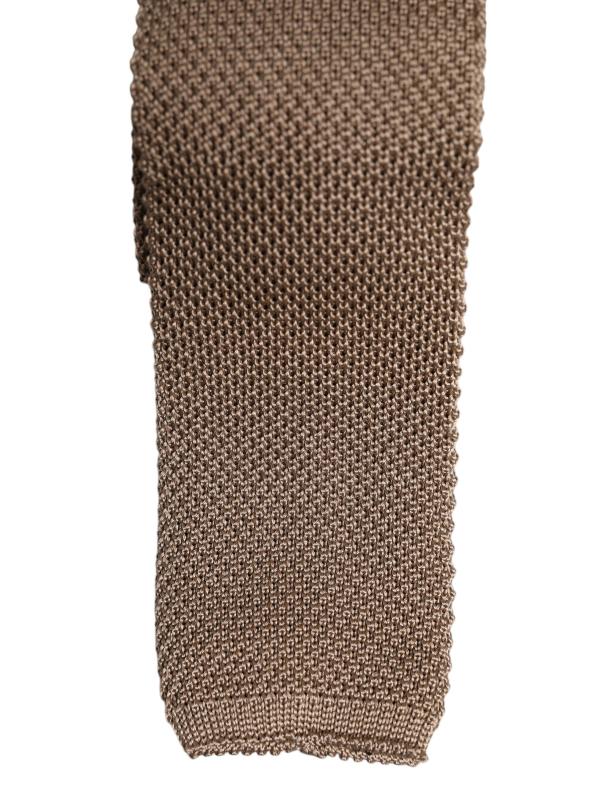 Dolce & Gabbana Brun Justerbar Slips i Siden