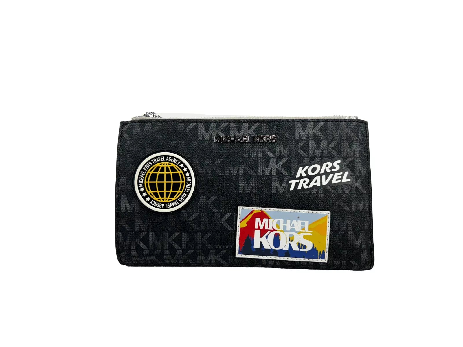 Michael Kors Jet Set Travel-plånbok med dubbel dragkedja