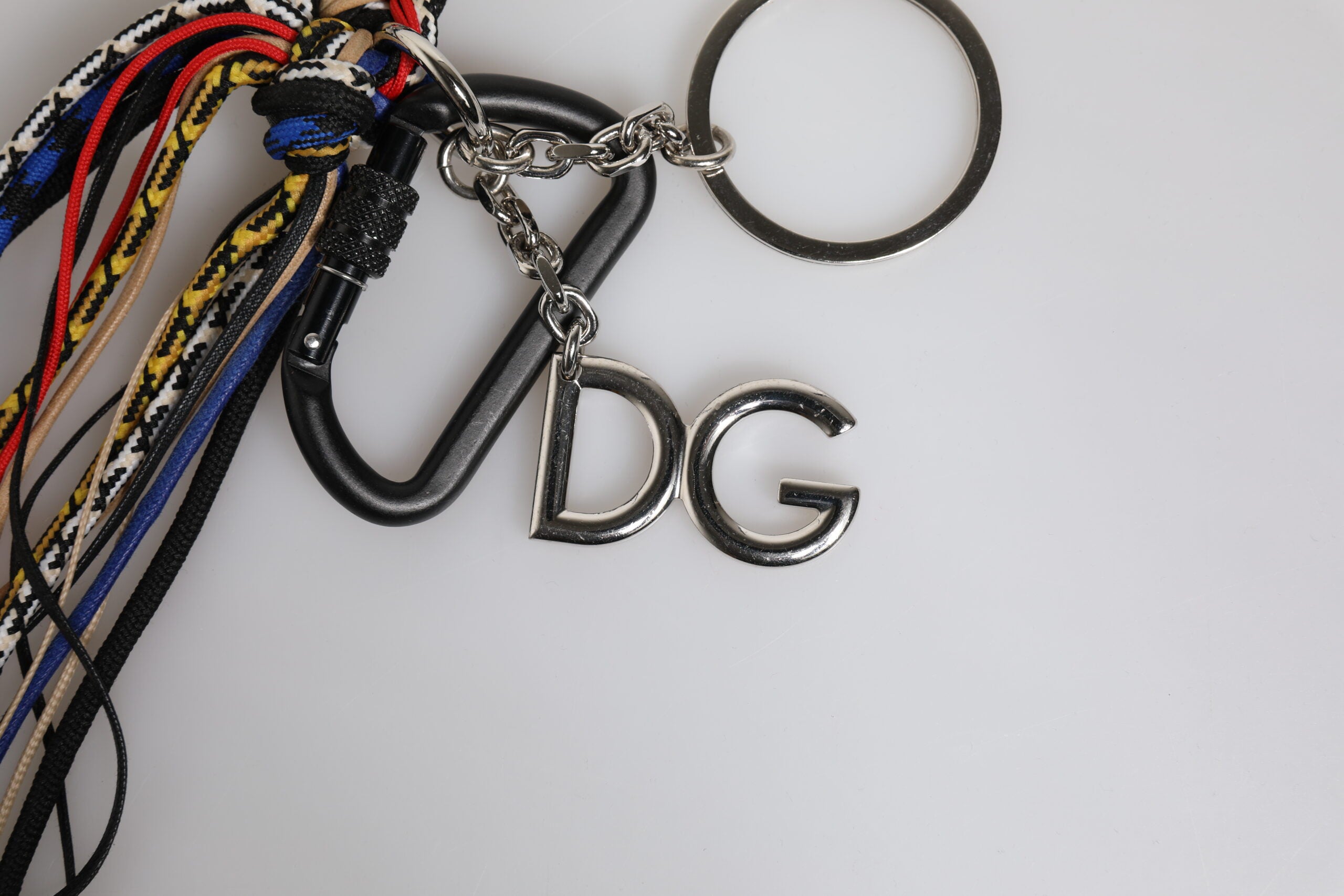 Dolce & Gabbana Flerfärgad Flätad Repväska med Logotyp Axelrem