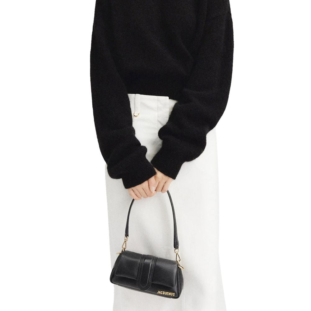Jacquemus svart läderhandväska