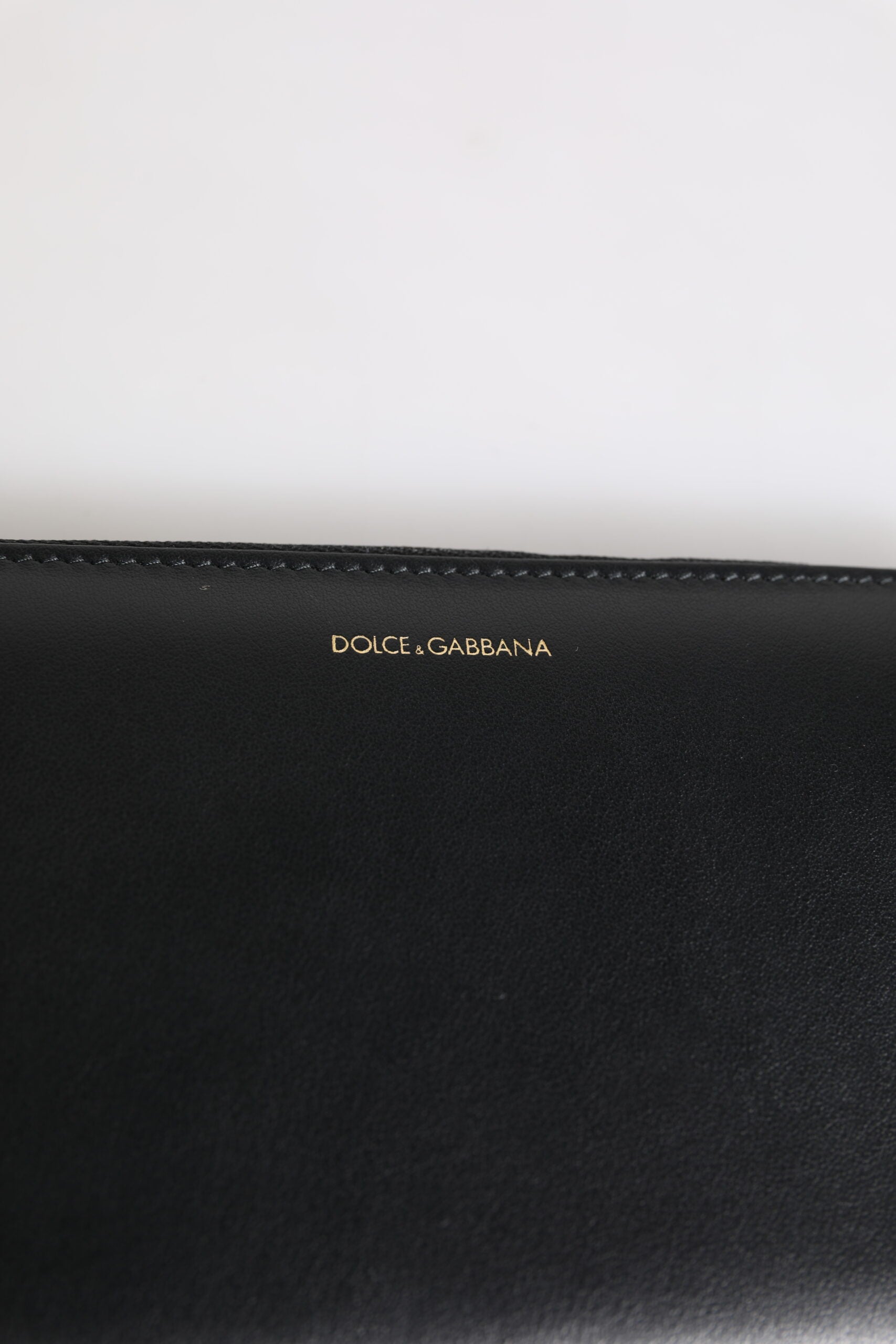 Dolce & Gabbana Svartblå Exotisk Läder Präglad Kontinental Plånbok