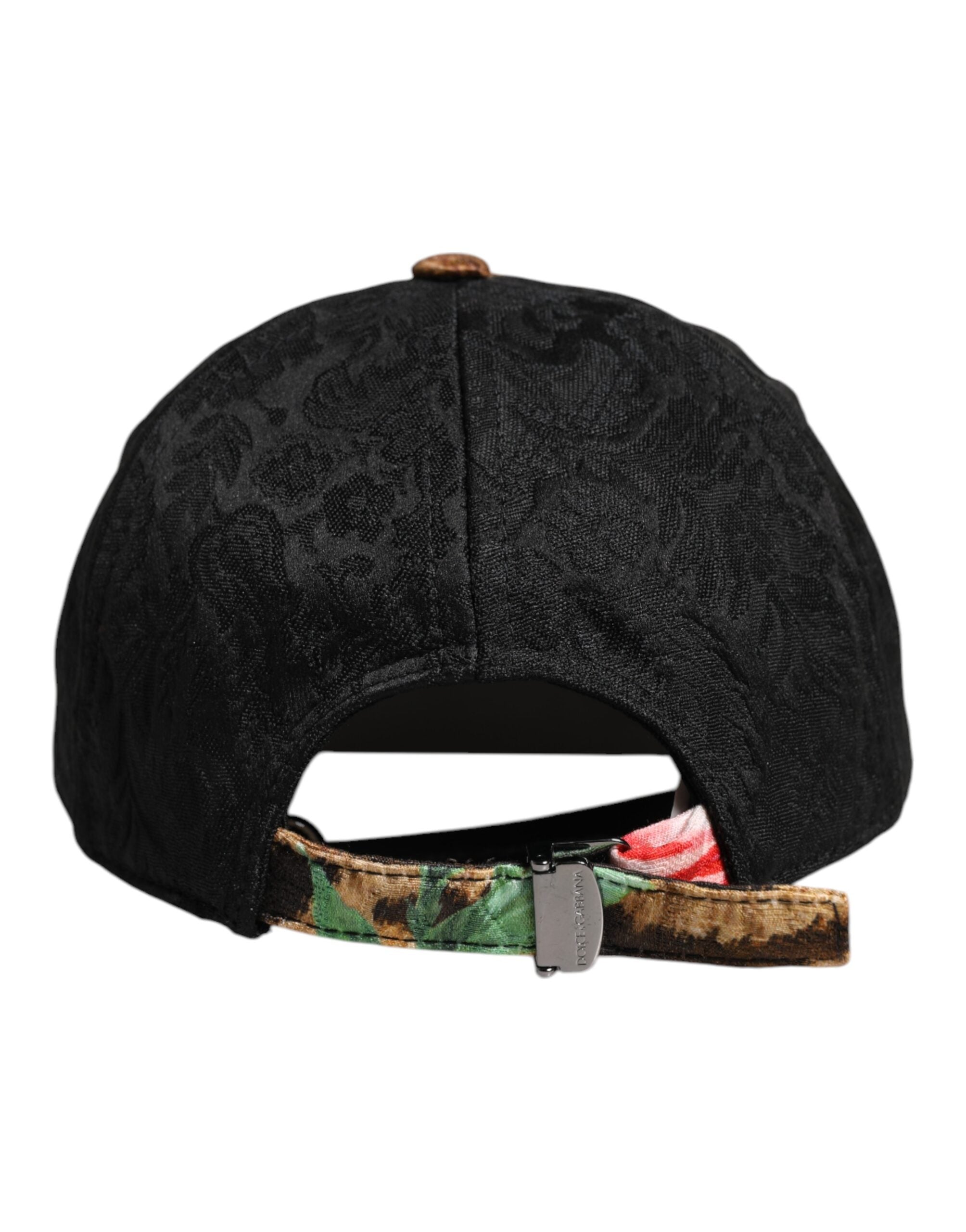Dolce & Gabbana Flerfärgad DG-logotyp med 6 paneler i basebollkeps