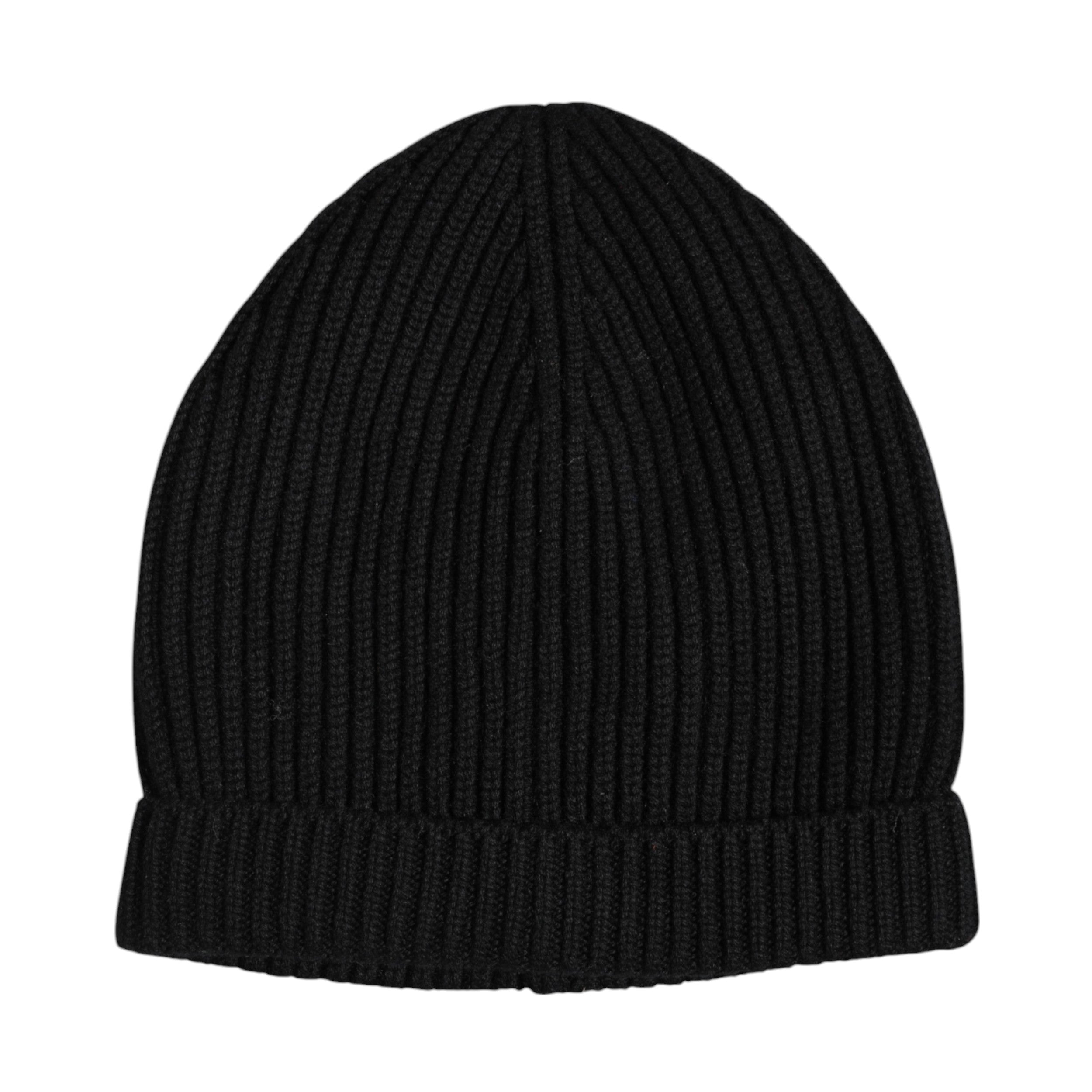 Dolce & Gabbana Svart Kashmir Stickad Vintermössa