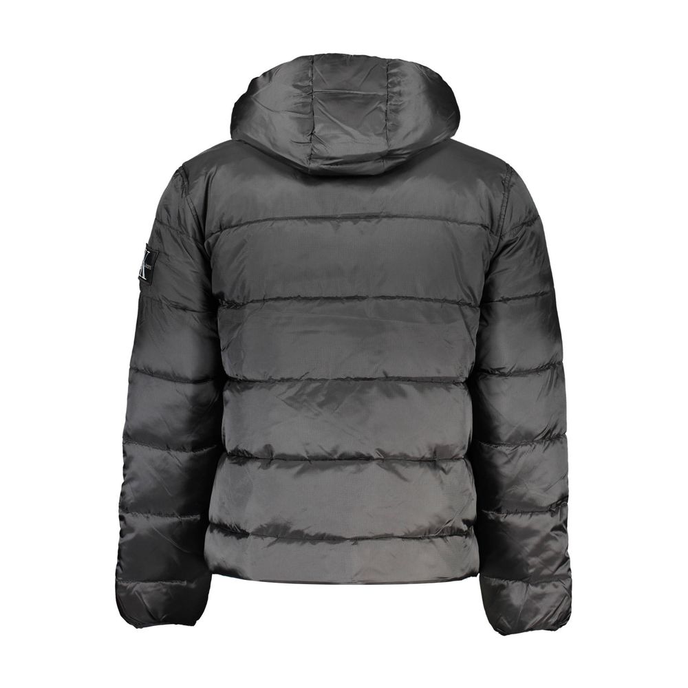 Calvin Klein Sleek herrjacka med huva och kontrastdetaljer