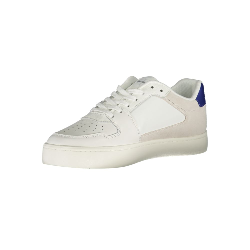 Calvin Klein Vita Läder Herr Sneaker