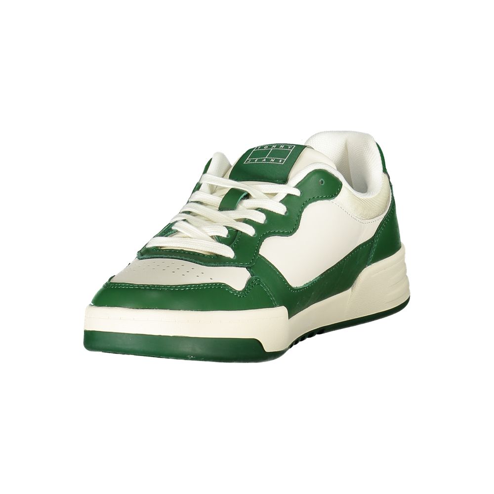 Tommy Hilfiger Vita Läder Herr Sneaker