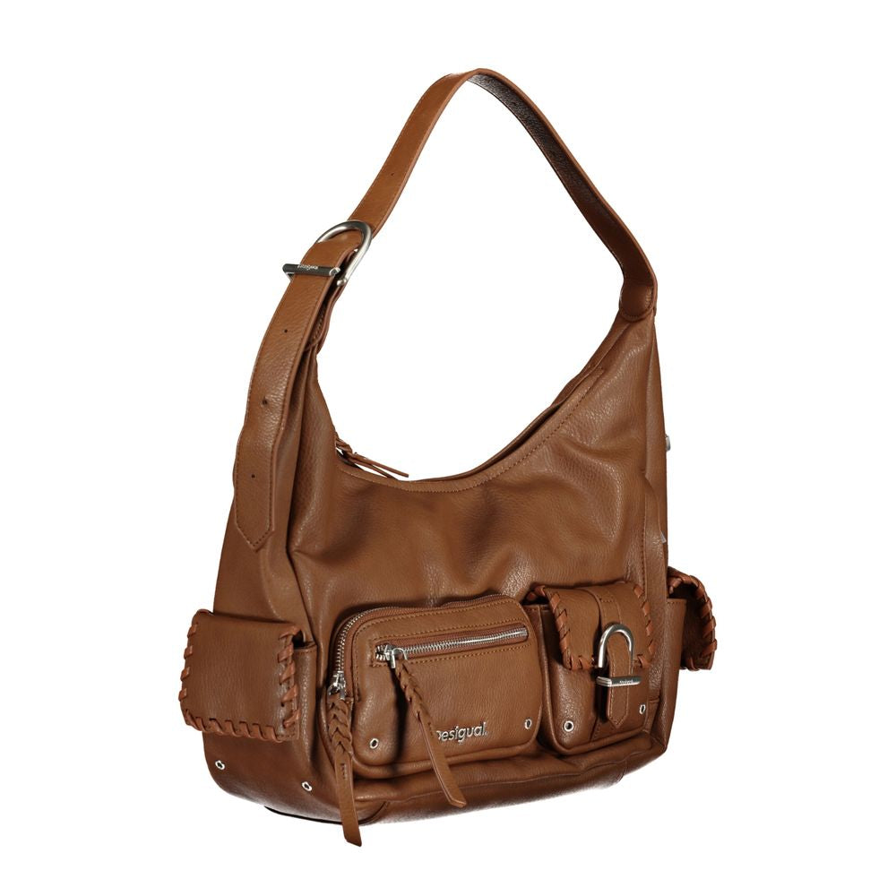 Desigual Brun Polyeten Handväska