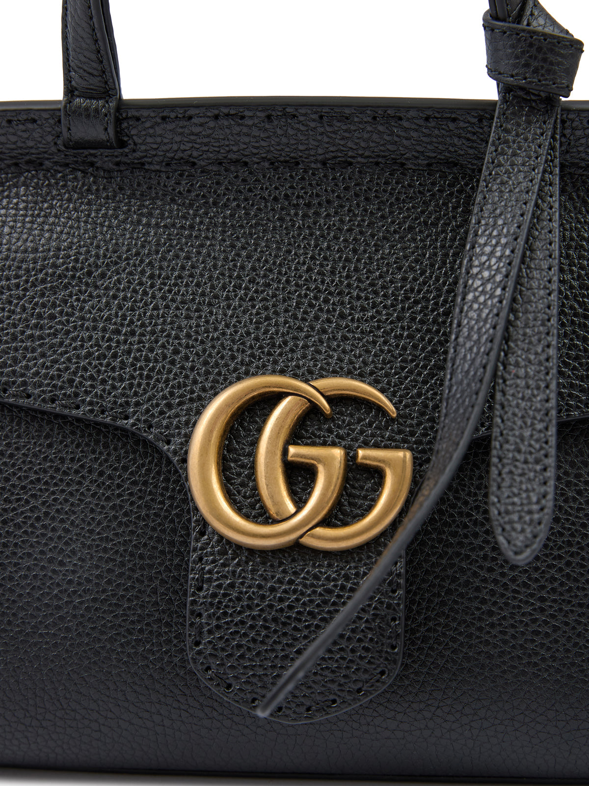 Gucci svart läder GG Marmont handväska