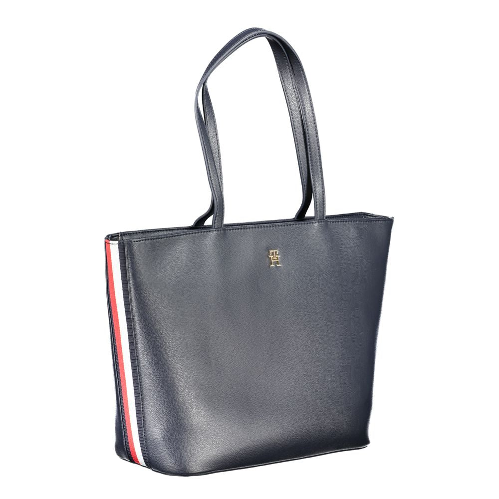 Tommy Hilfiger blå polyesterväska