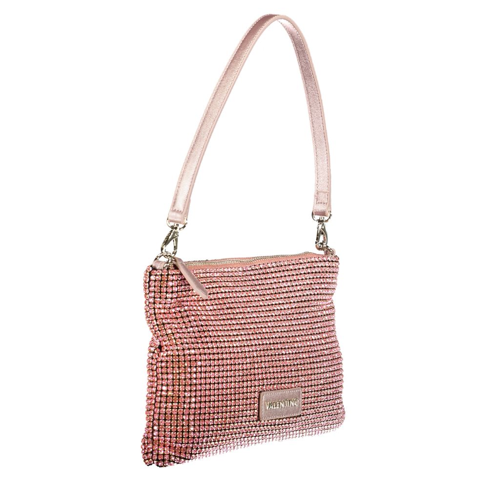 Mario Valentino Rosa Polyester Damhandväska